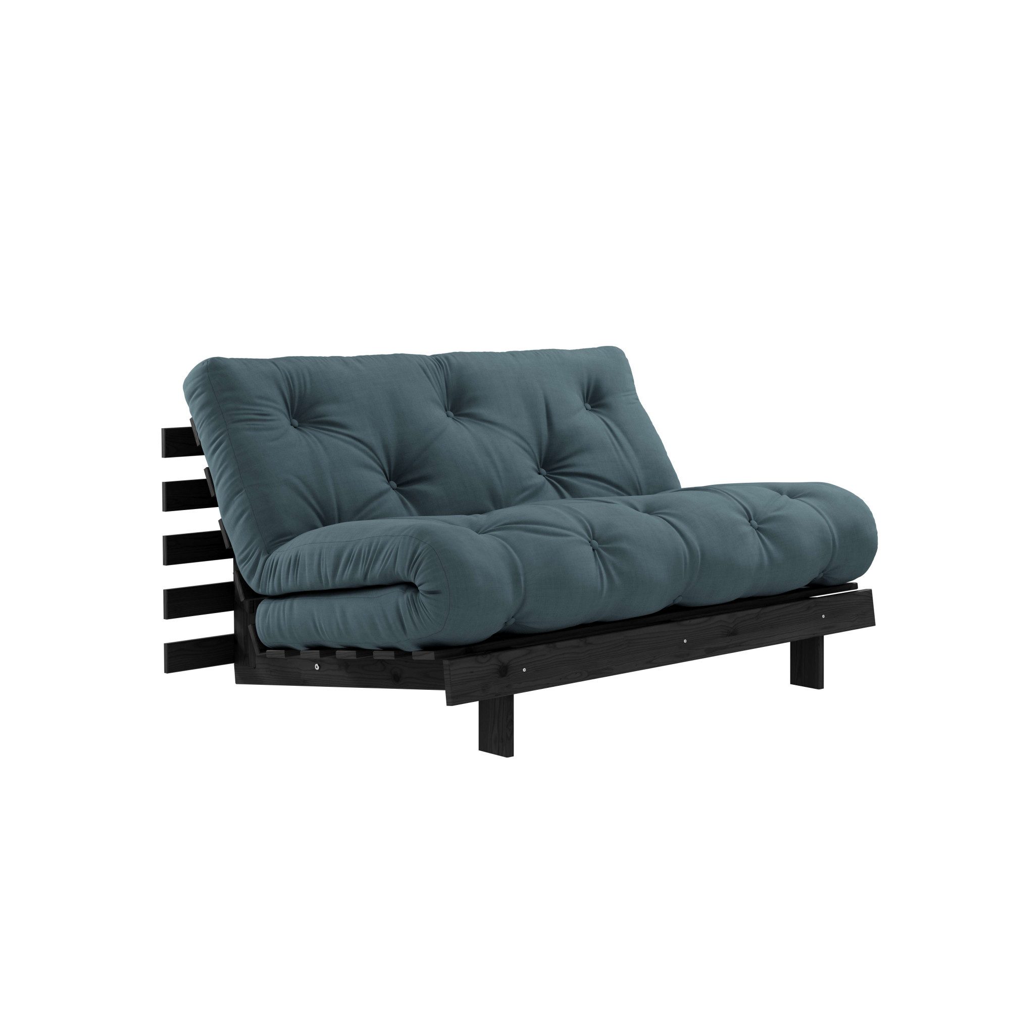 Karup Design Daybett Roots Sofa Bed, Schlafsofa, Bettfunktion, FSC®-Massivholz, Inkl. Futonmatratze, Made in Europe, langlebig, B: 140 oder 160 cm