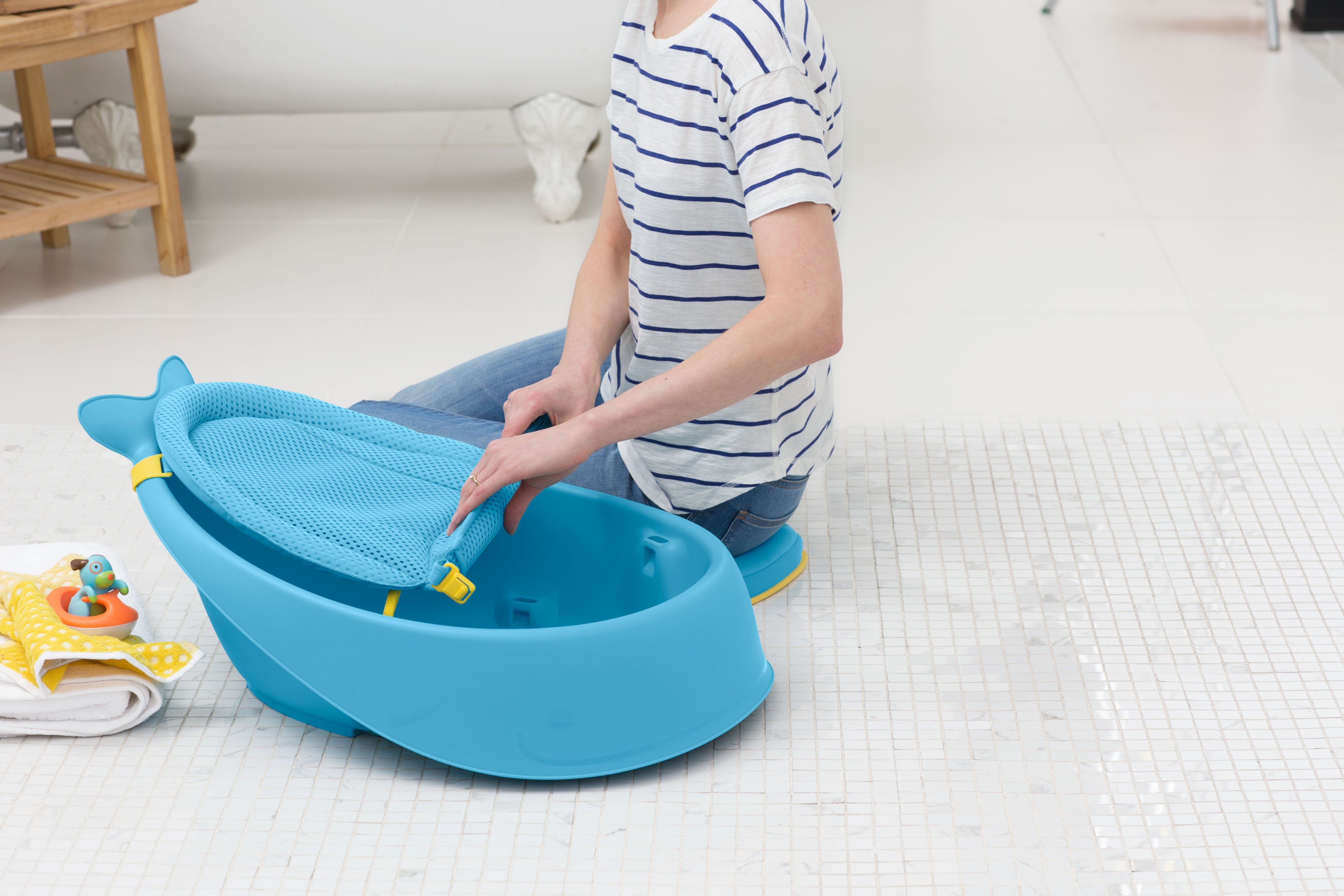 Hop Babybadewanne Skip blau Moby,