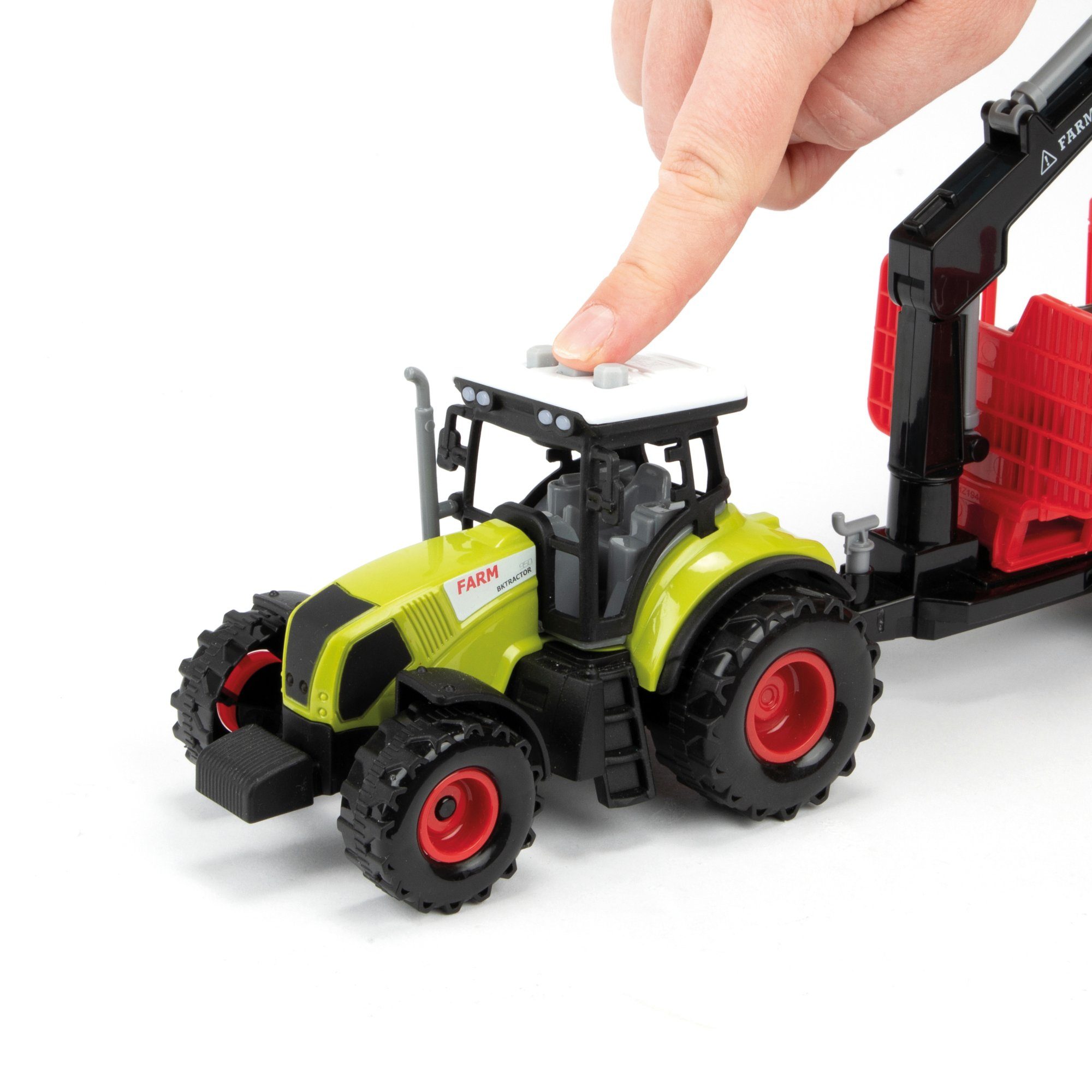 Toi-Toys Spielzeug-Auto Traktor mit Anhänger, mit Licht & Sound günstig online kaufen