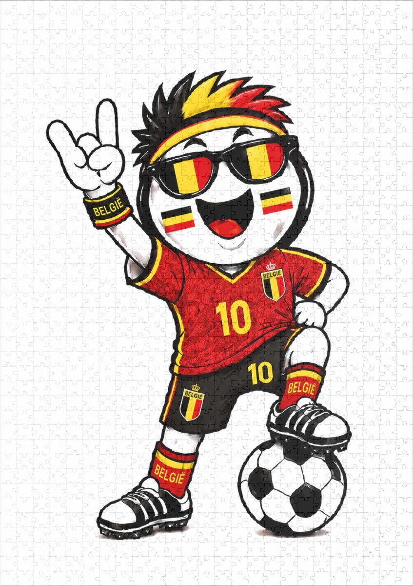 raxxa Puzzle "WM 2026 - Belgien", FSC®, 1000 Puzzleteile