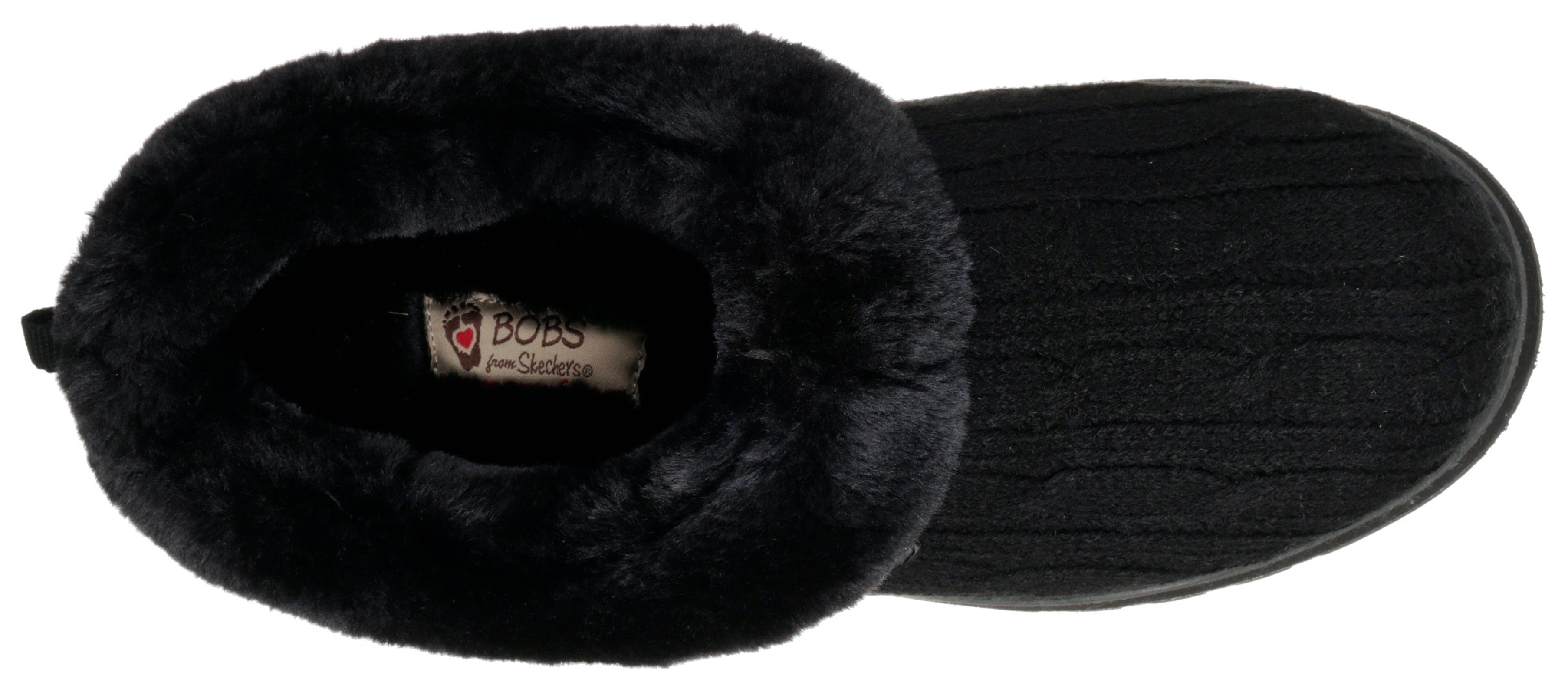 Skechers KEEPSAKES - ICE ANGEL Pantoffel Hausschuh in Strick-Optik – Bild 5 von 5
