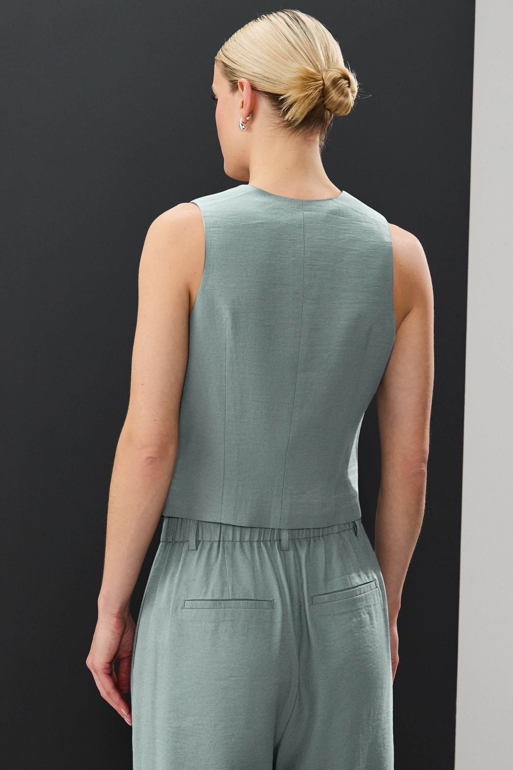 Next Anzugweste Durchgeknöpfte Weste mit V-Ausschnitt (1-tlg) günstig online kaufen