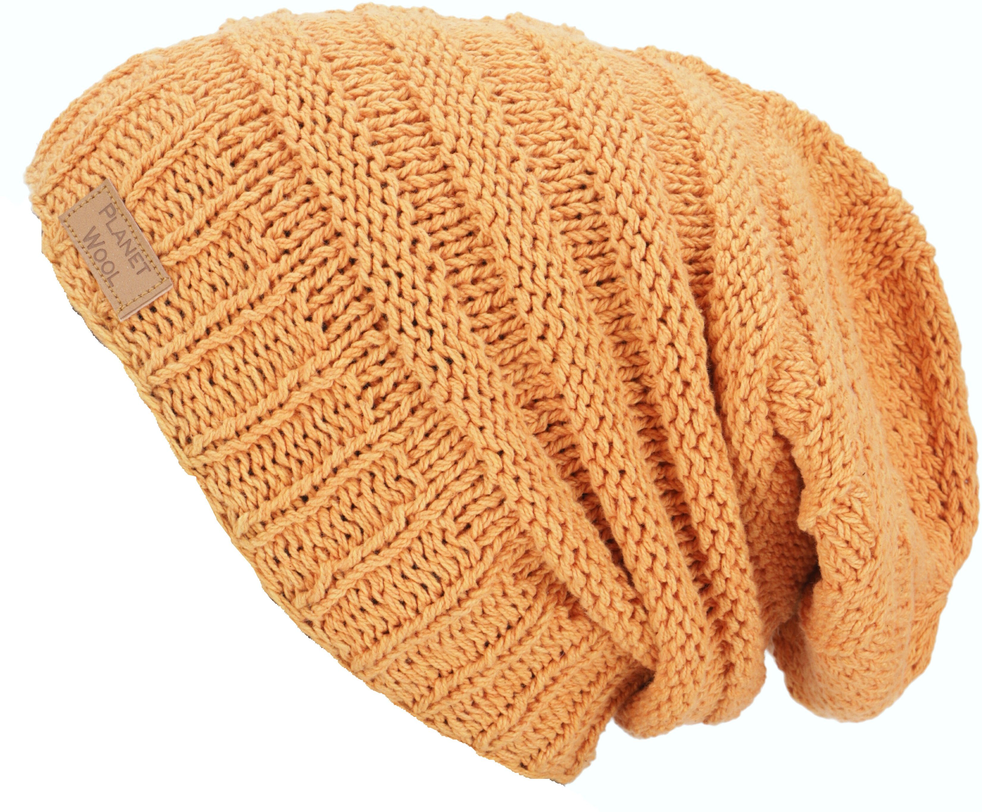 Guru-Shop Strickmütze Baumwoll Beanie, handgestrickte Dread günstig online kaufen