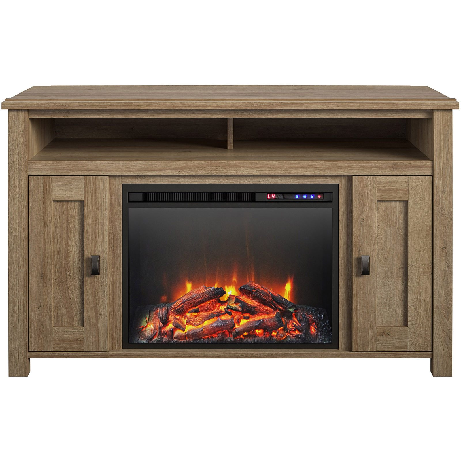 loft24 Kaminumbauschrank Farmington Sideboard mit Elektrokamin im Landhauss günstig online kaufen