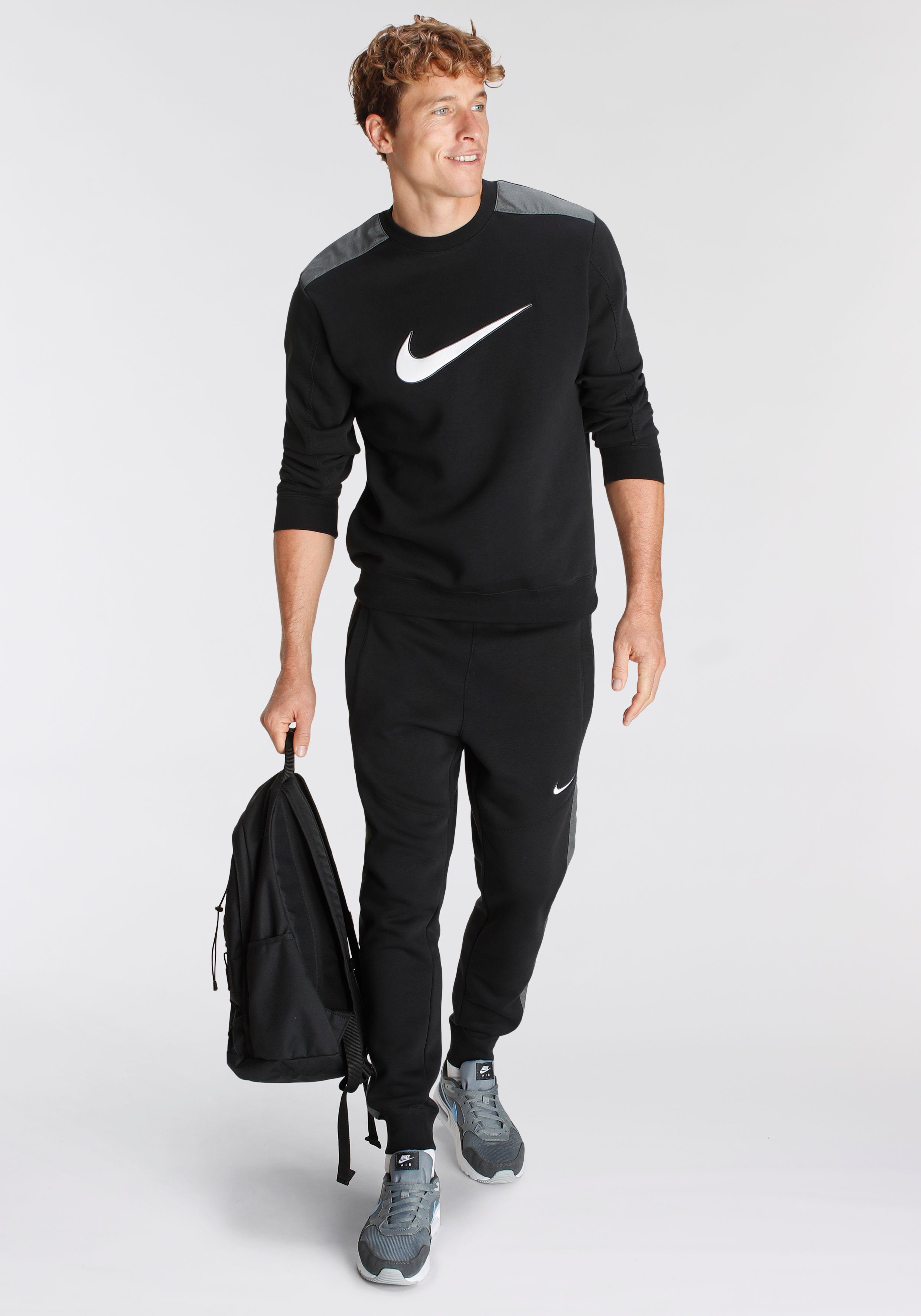 NSW JOGGER FLC BLACK/IRON BB GREY SP M Jogginghose Sportswear Nike