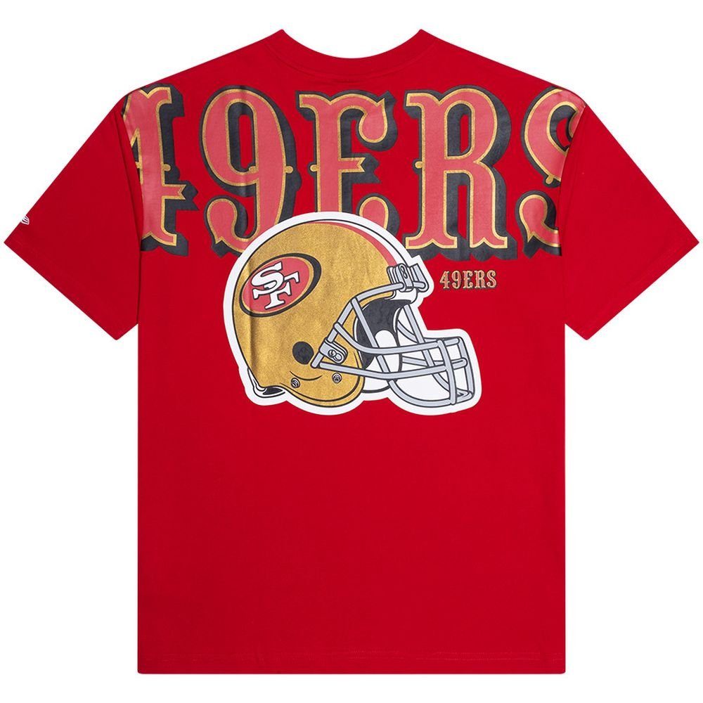 49ers Oversized San Print-Shirt Francisco New Era BACKPRINT