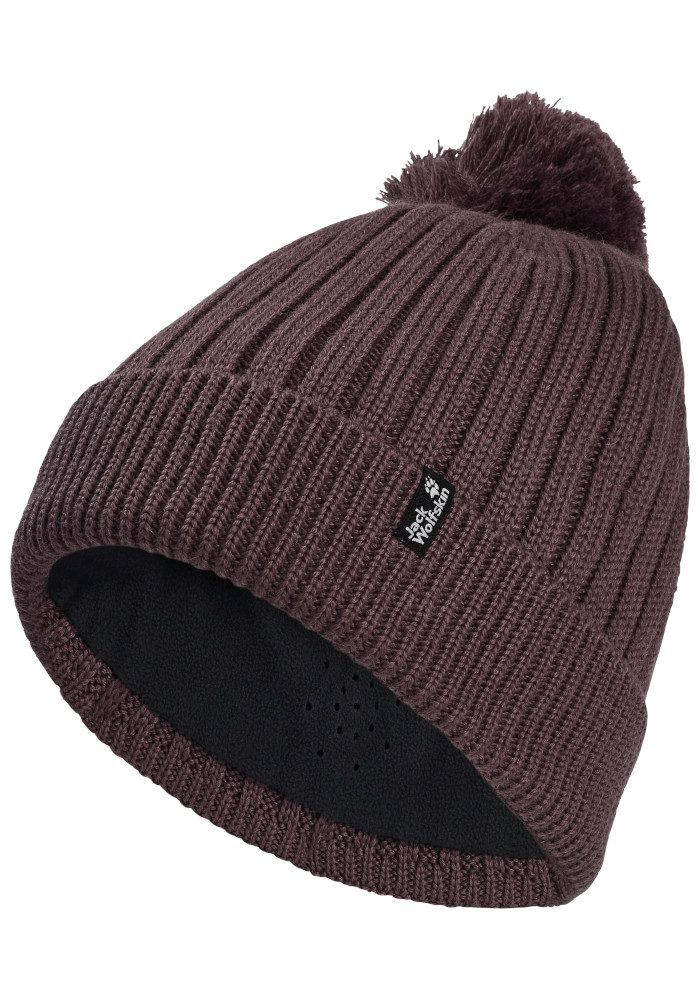 Jack Wolfskin Bommelmütze POM POM BEANIE Bommelmütze, warm, winddicht