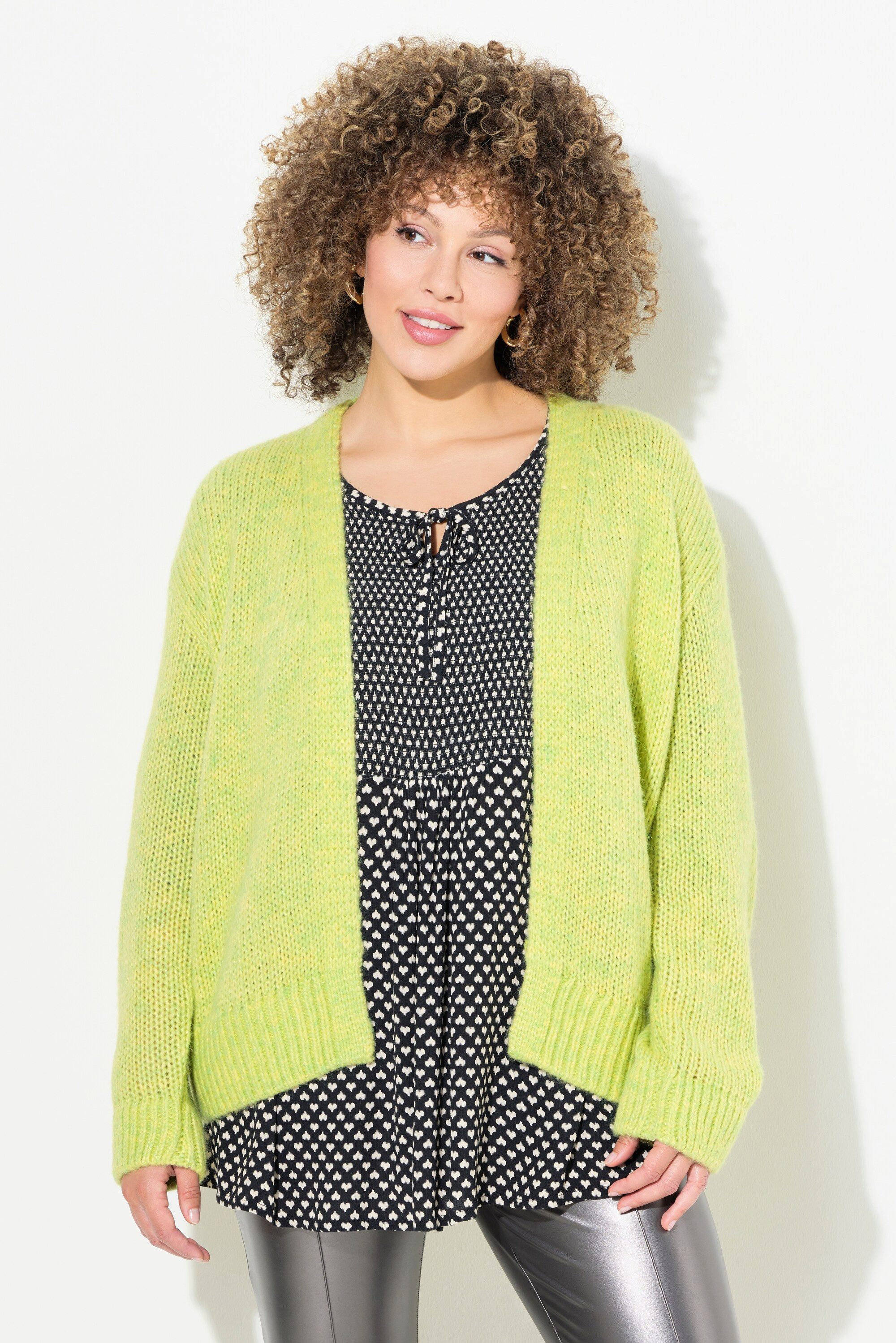 Ulla Popken Strickjacke Strickjacke kurz oversized günstig online kaufen