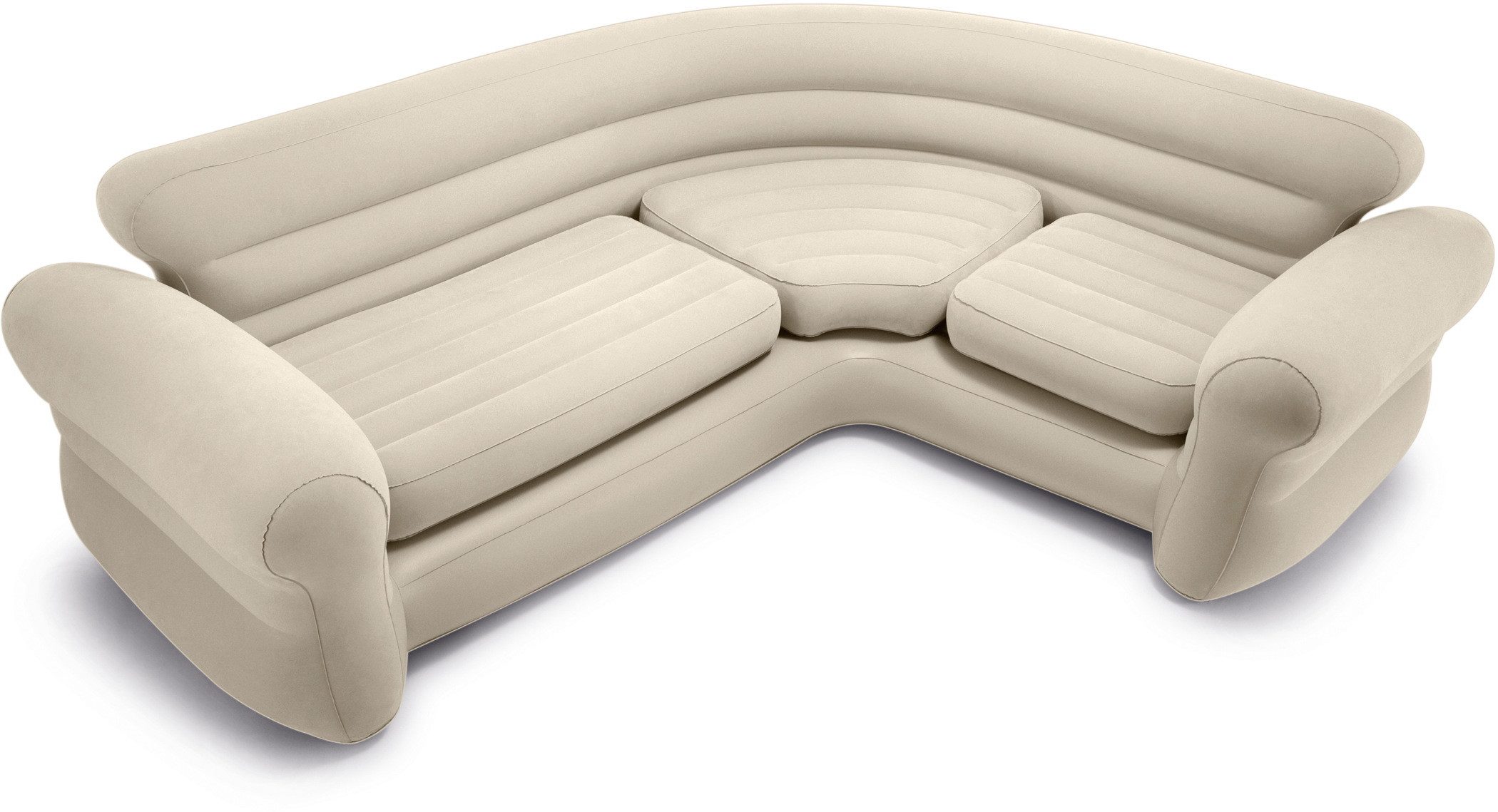 Intex Ecksofa Corner Sofa Ecksofa beige günstig online kaufen