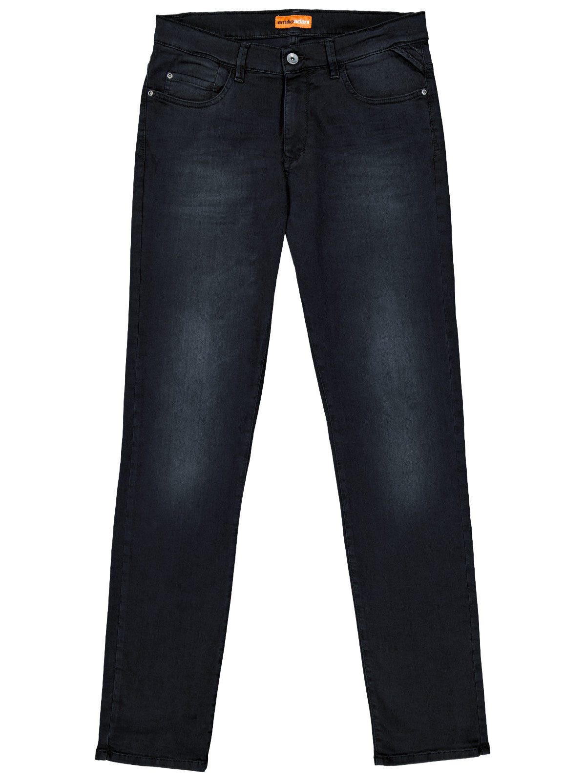 emilio adani Stretch-Jeans Herren Super-Stretch-Jeans slim fit, Anthrazit
