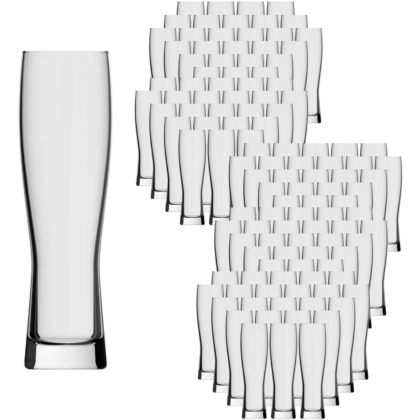 rastal Bierglas Monaco Slim Weizenbiergläser 0,5 l 120er Set, 120-tlg., Glas