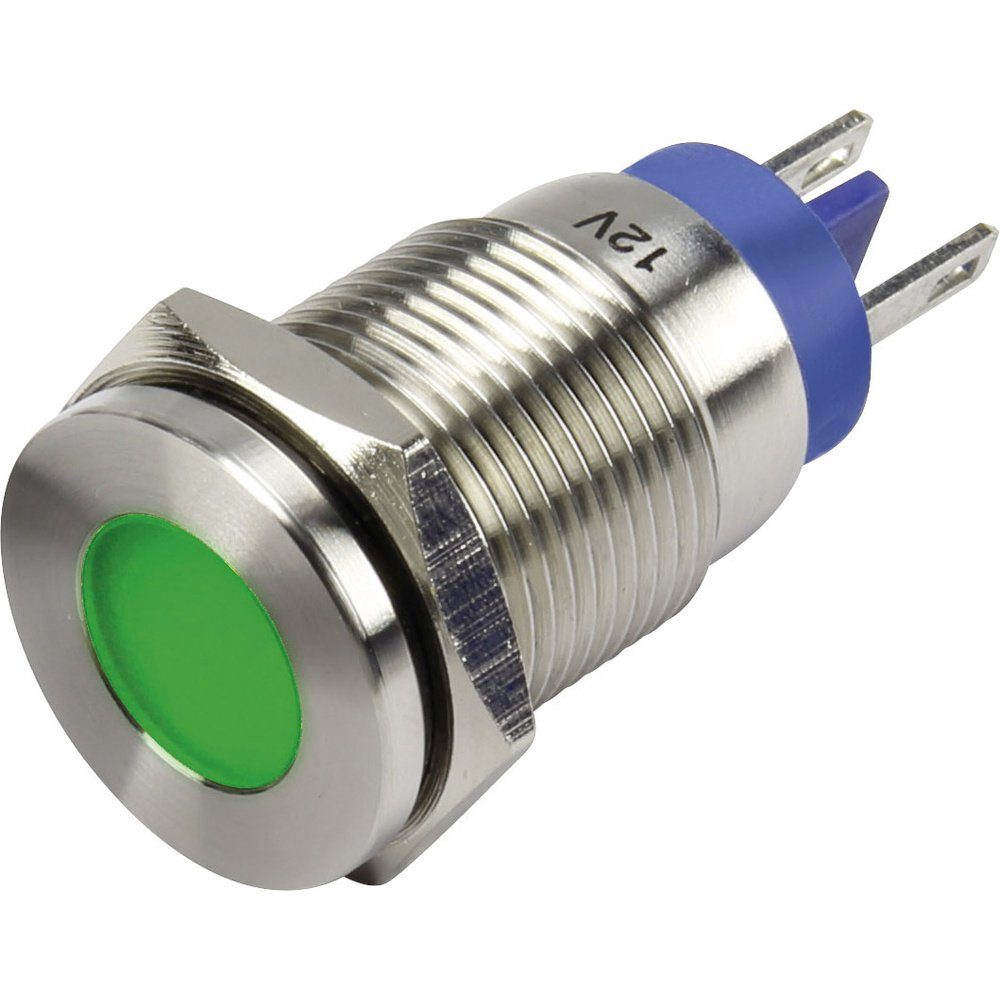 TRU COMPONENTS Blinker TRU COMPONENTS GQ16F-D/J/G/12V/N LED-Signalleuchte Grün 12 V/DC | Alle Lampen