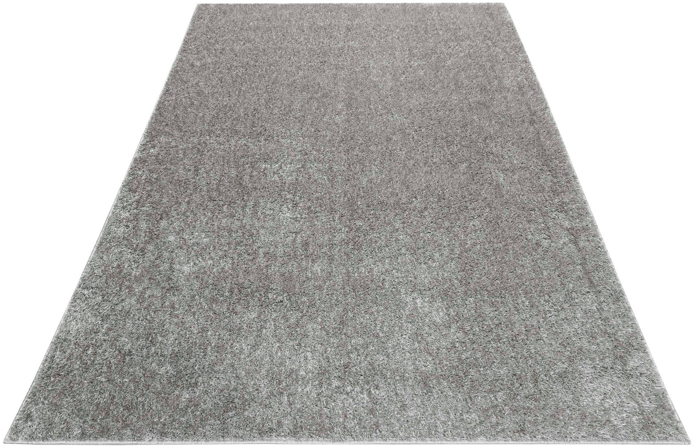 Esprit Hochflor-Teppich Swagger Shag ESP-8866, rechteckig, Höhe: 30 mm, Wohnzimmer, Schlafzimmer, uni, waschbar, Antirutsch, gekettelt