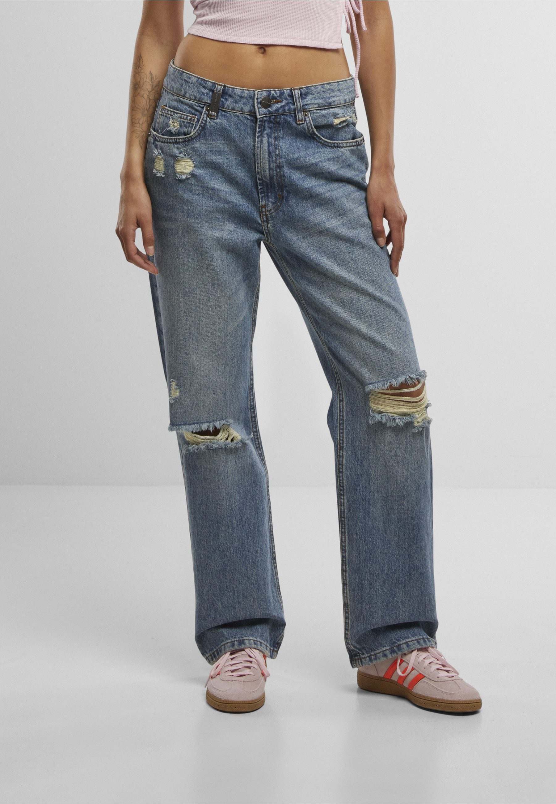 2Y Studios Bequeme Jeans 2Y Studios Eda Destroyed Slim Fit Jeans