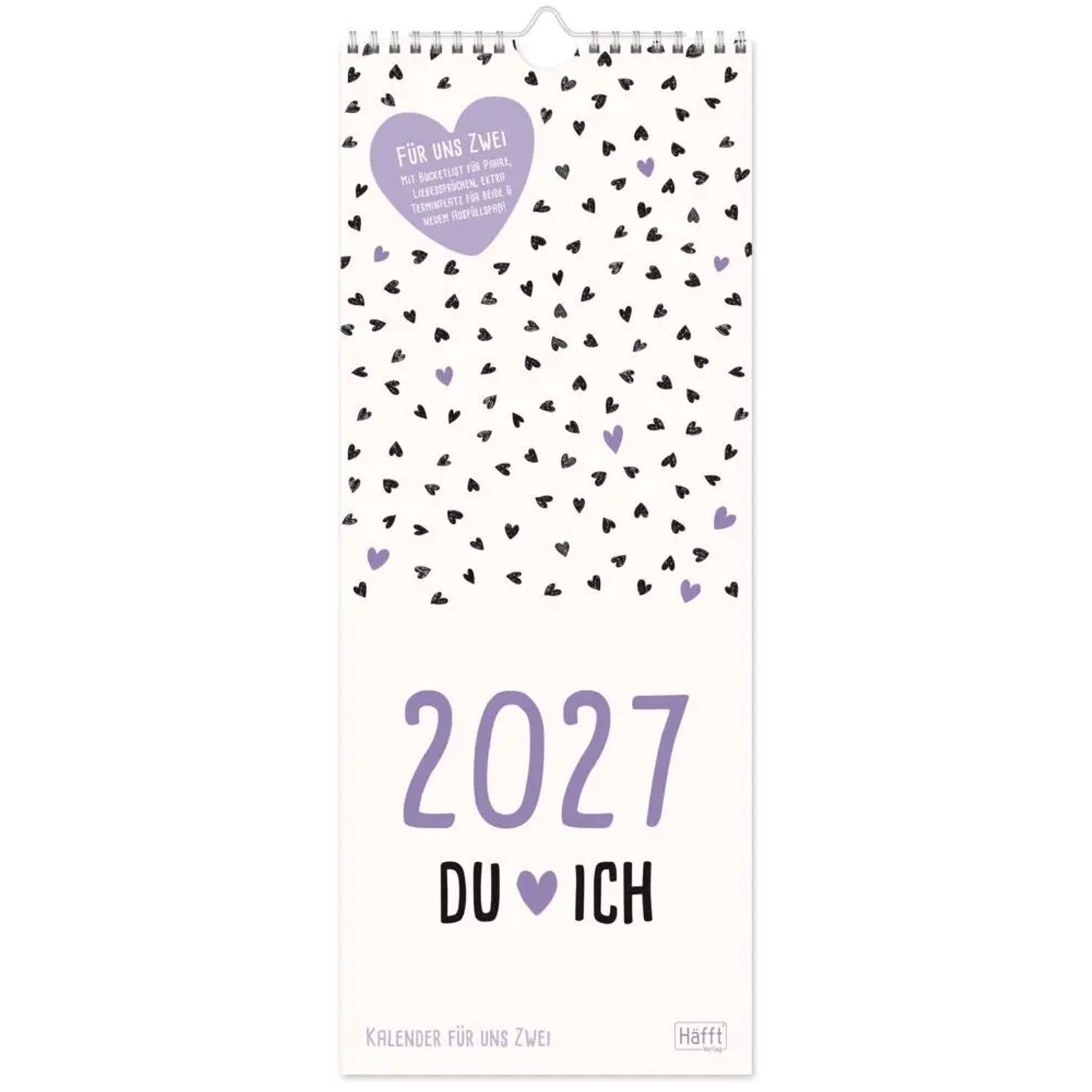 Häfft Wandkalender Du + Ich Kalender für uns Zwei 2027