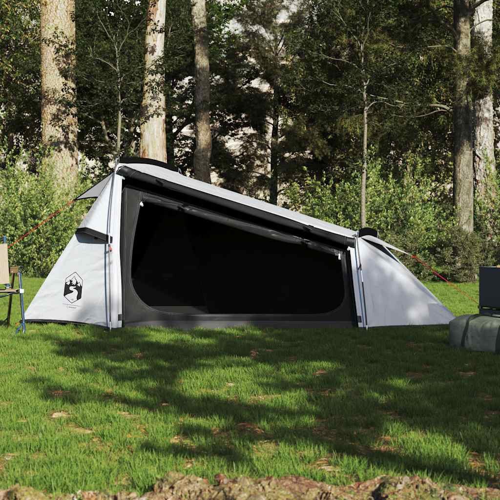 furnicato Faltzelt Tunnel-Campingzelt 243x165x96 cm Weiß, (1 tlg), Wetterfestes Campingzelt mit Verdunkelungsstoff und Insektenschutz