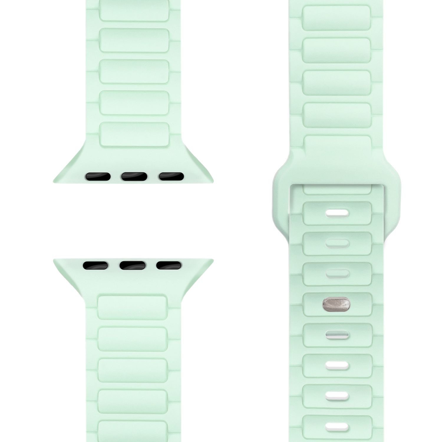 Nalia Smartwatch-Armband Apple Watch 49mm/46/45/44/42(Serie 1-3), Magnetisc günstig online kaufen