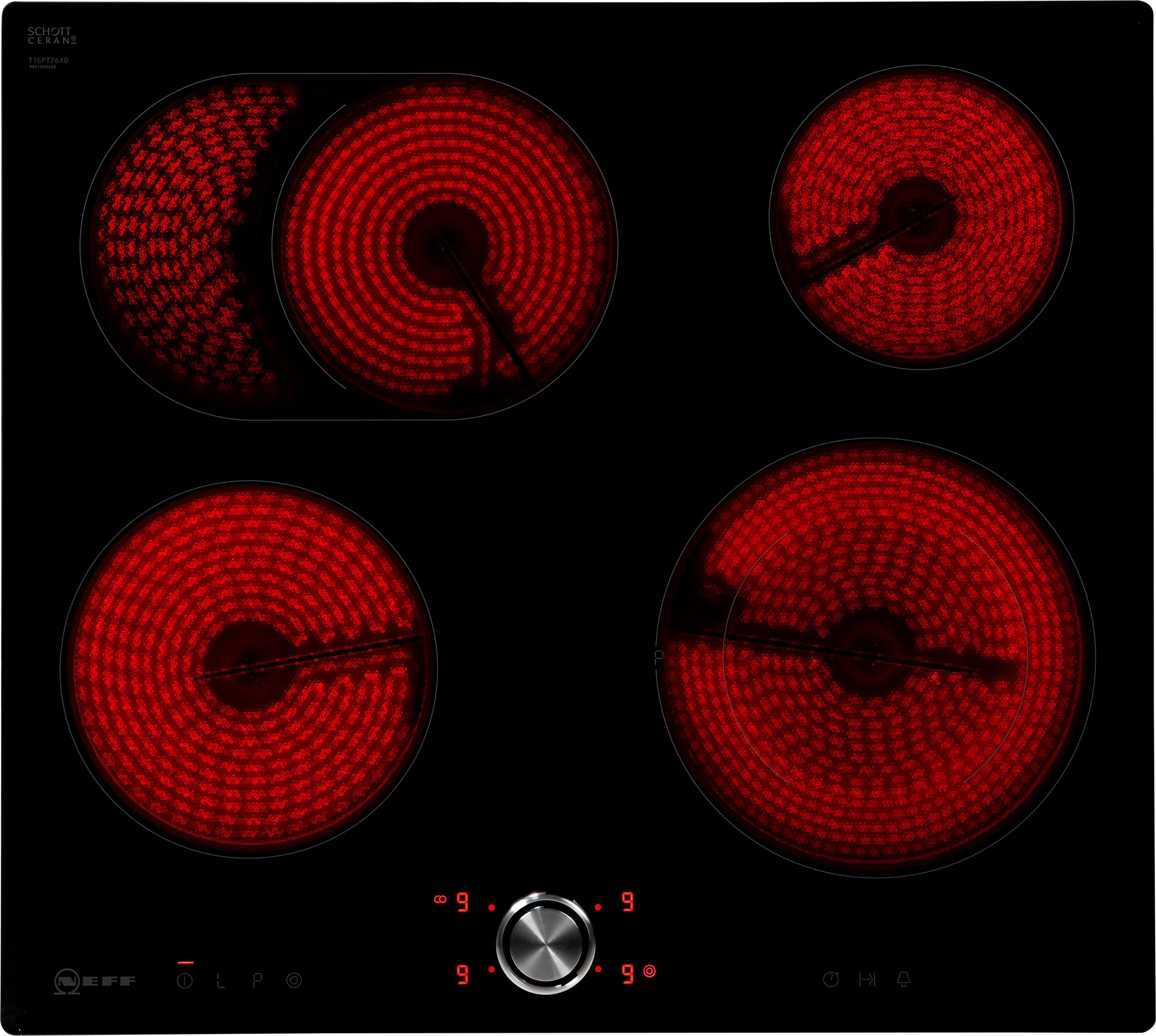 NEFF Elektro-Kochfeld von SCHOTT CERAN® N 70 T16PT76X0, mit intuitiver Twist Pad® Bedienung