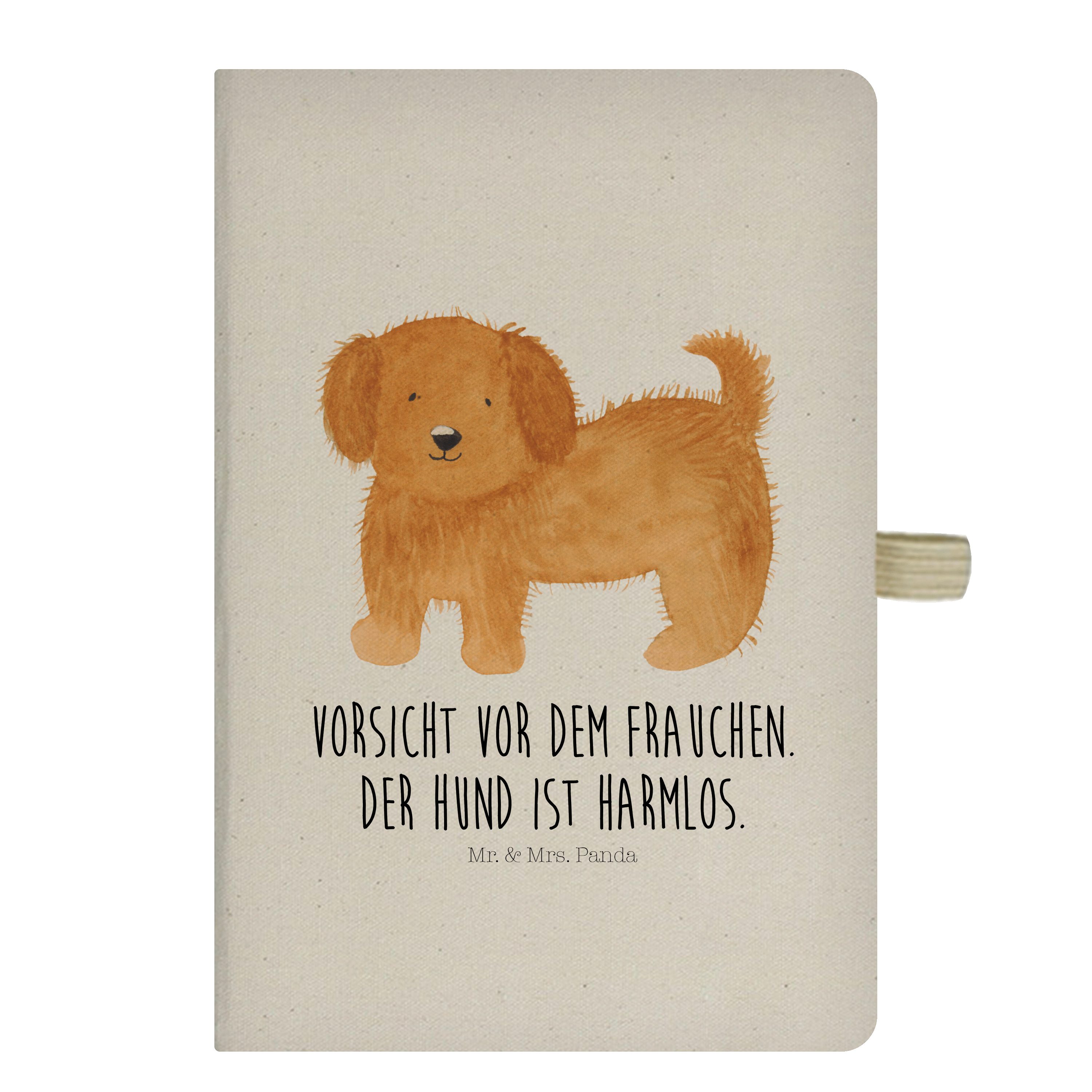 Mr. & Mrs. Panda Notizbuch Hund Flauschig, Notizheft, Transparent, notizbuch, Hunde, Witzig, Jou Mr. & Mrs. Panda