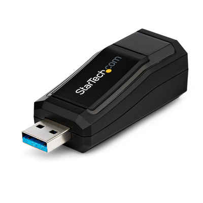 Startech.com STARTECH.COM USB 3.0 auf Gigabit Ethernet Lan Adapter - Schwarz Netzwerk-Adapter