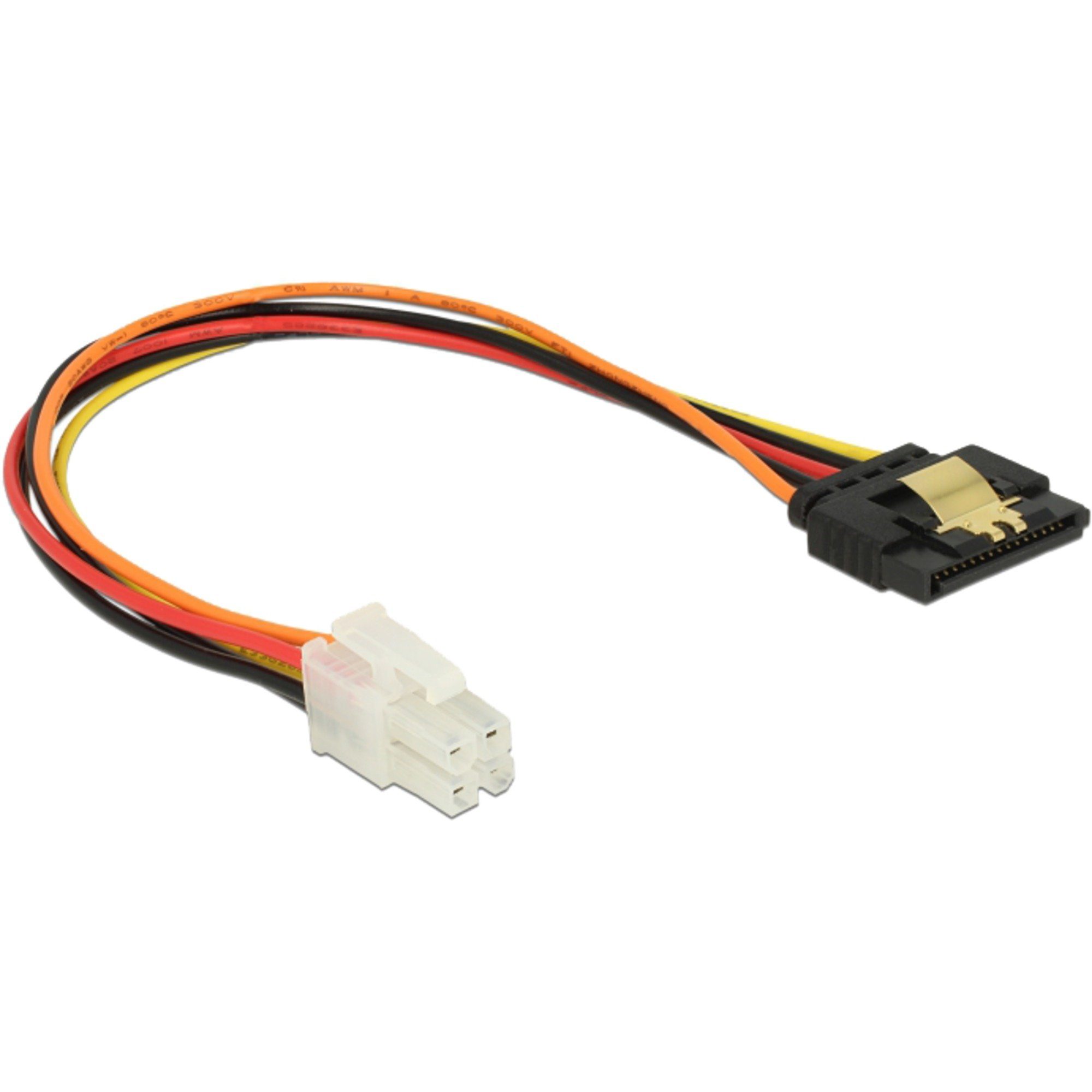 Delock DeLOCK Kabel P4 4 Pin (Stecker) > SATA 15 Pin Computer-Kabel