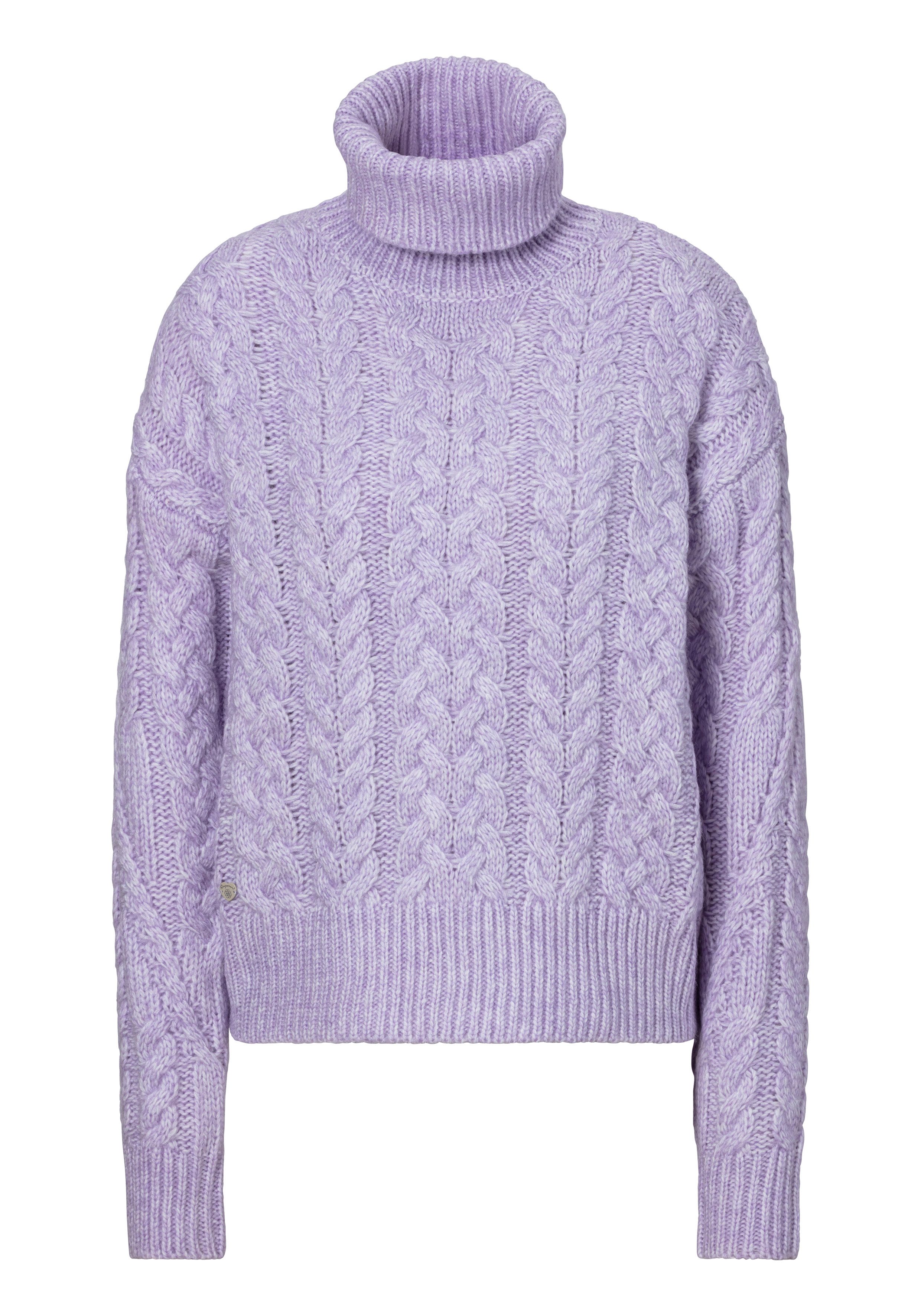 Ragwear Rollkragenpullover JANNA SHORT Casual Fit, aus Polyester und Polyacryl, mit Langarm