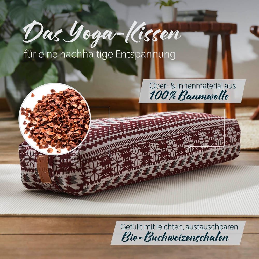 #DoYourYoga Yoga Bolster Paravati, Yoga Kissen