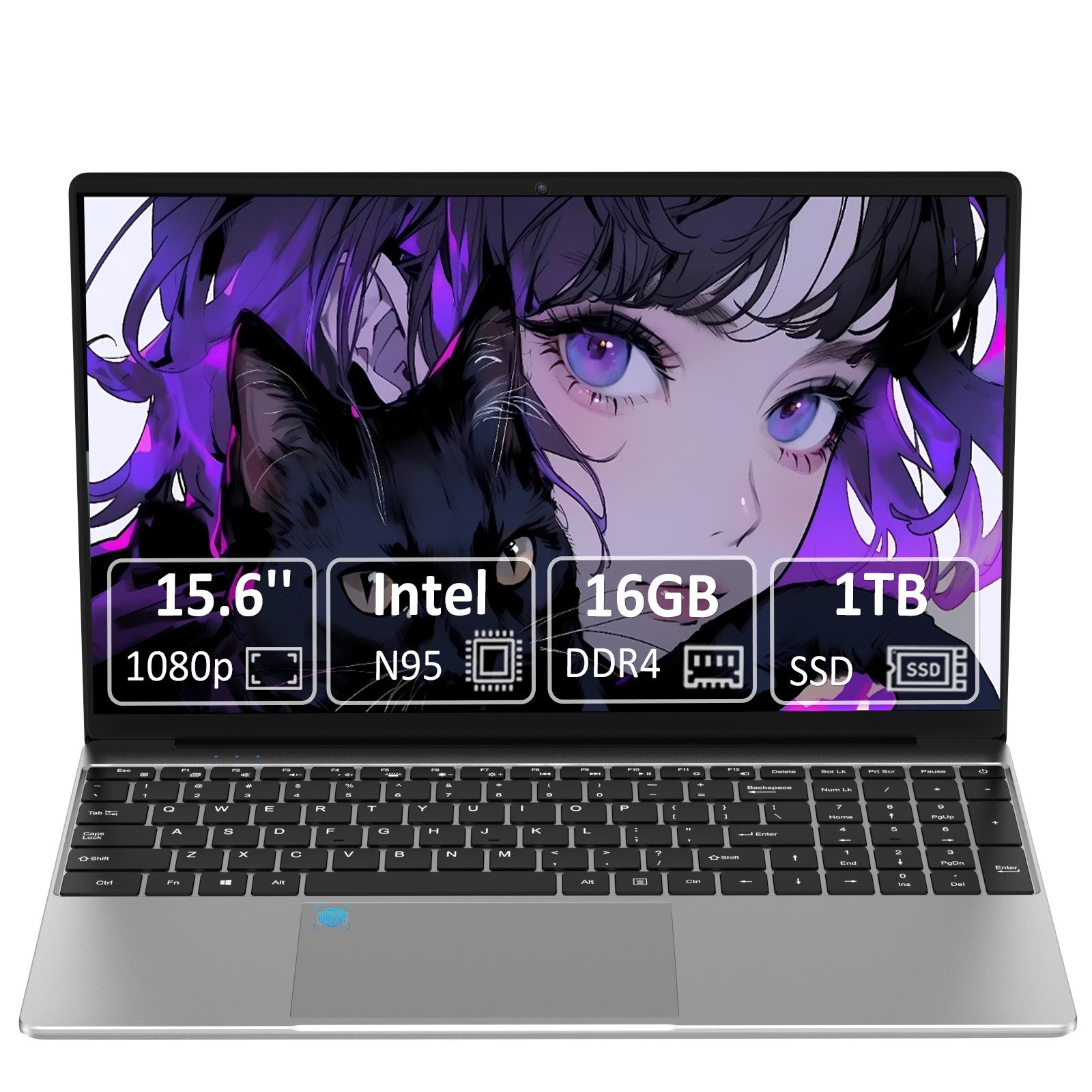 Laptop, 16GB DDR4 + 1TB PCIe-SSD (NVMe) Notebook