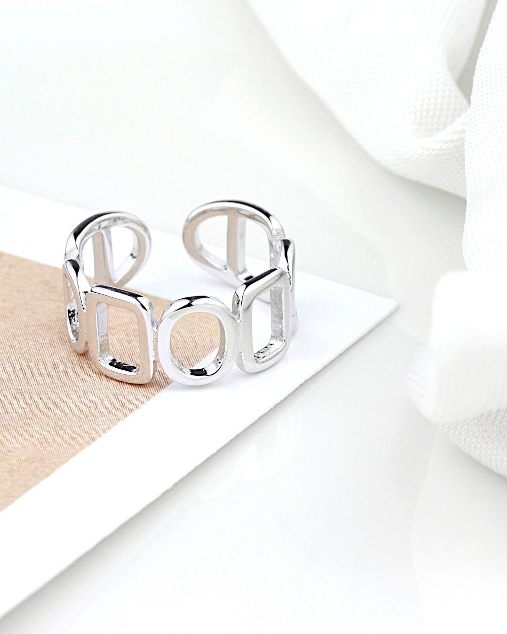 DANIEL CLIFFORD Silberring 'Jane' Damen Ring Silber 925 größenverstellbar ( günstig online kaufen