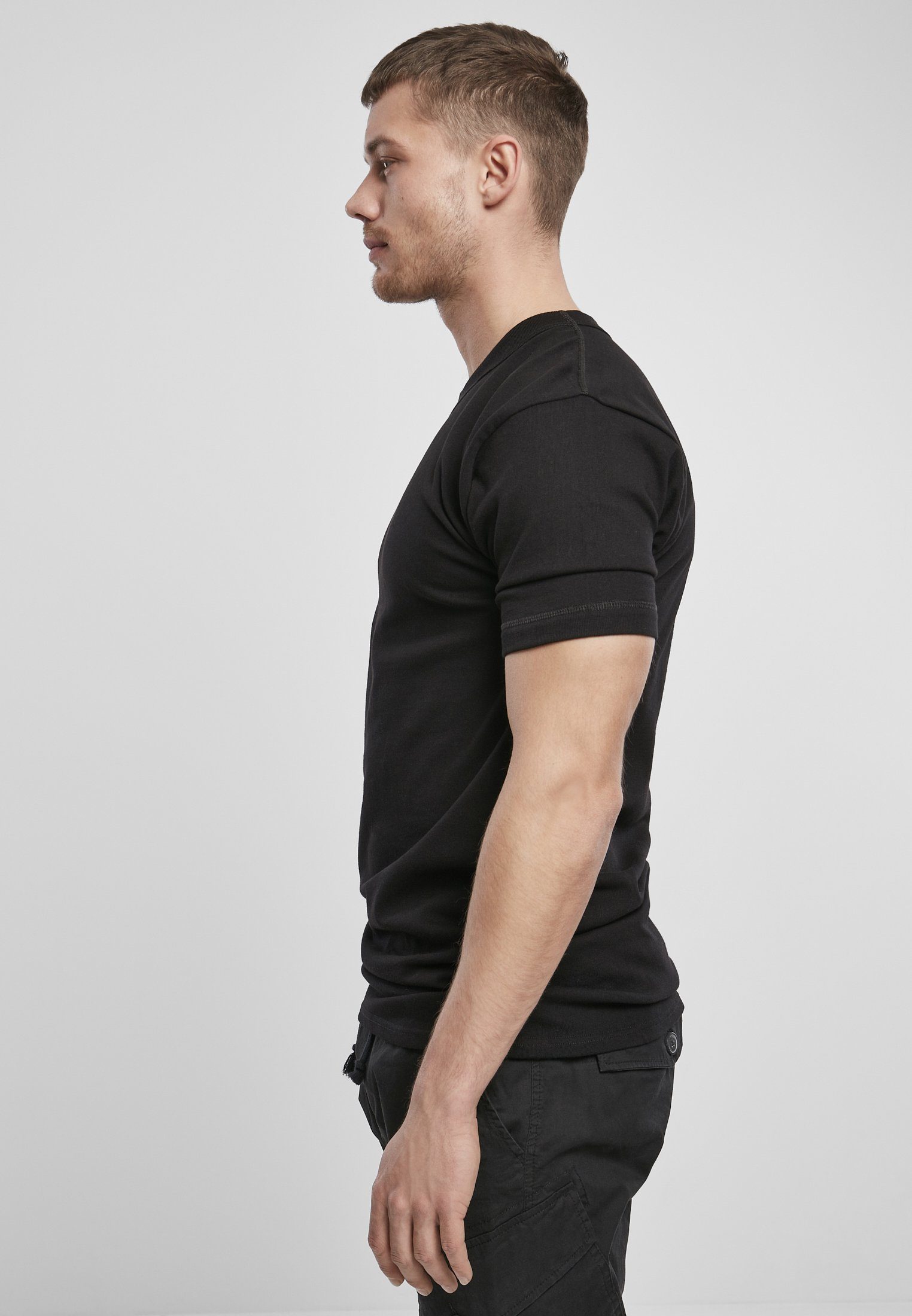 BW Herren Kurzarmshirt black (1-tlg) Brandit Undershirt