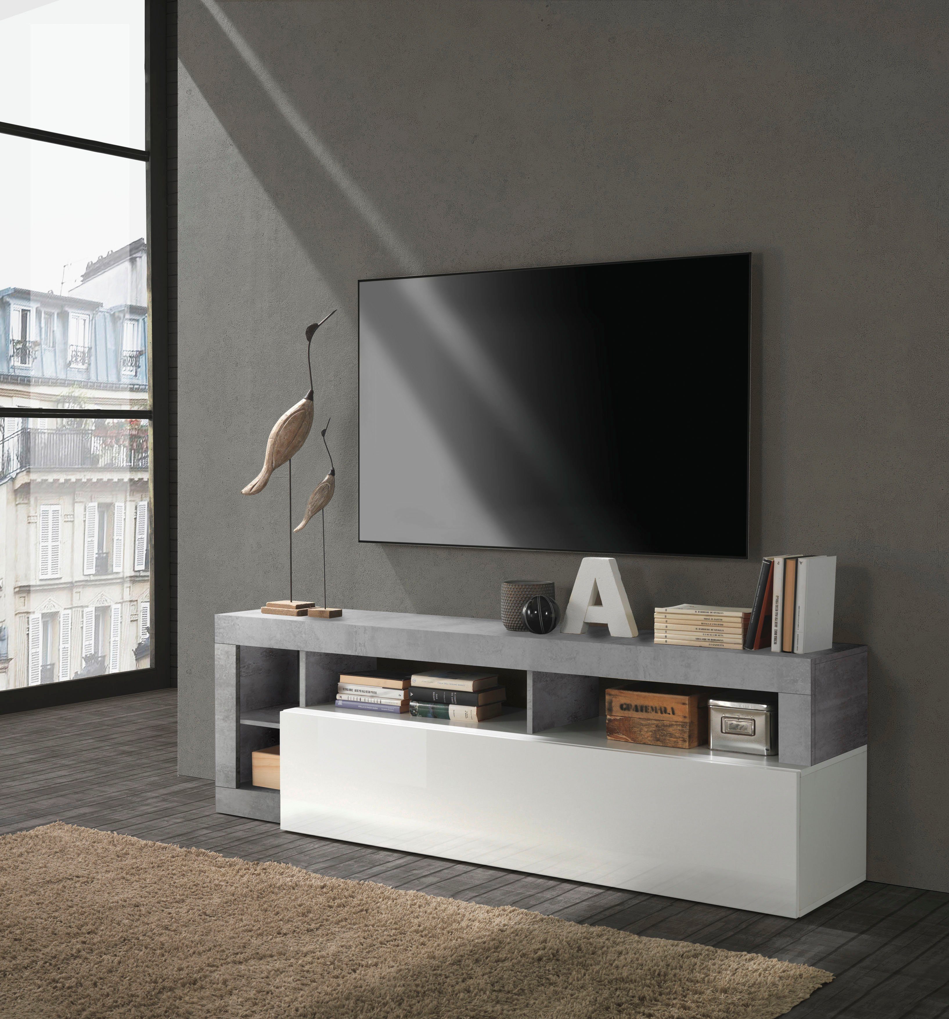 Home affaire Lowboard Hamburg, Breite 184 cm