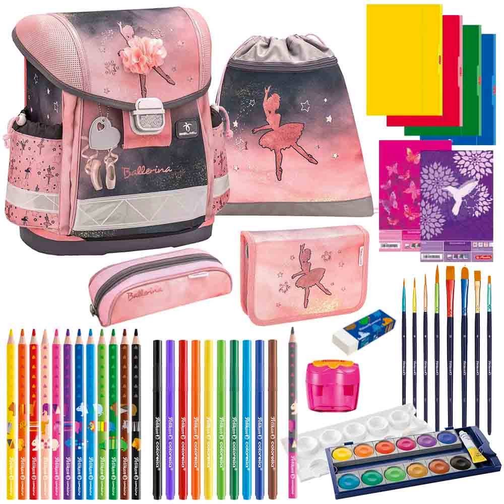 Belmil Schulranzen Set Classy 14-teilig Ballerina Black Pink
