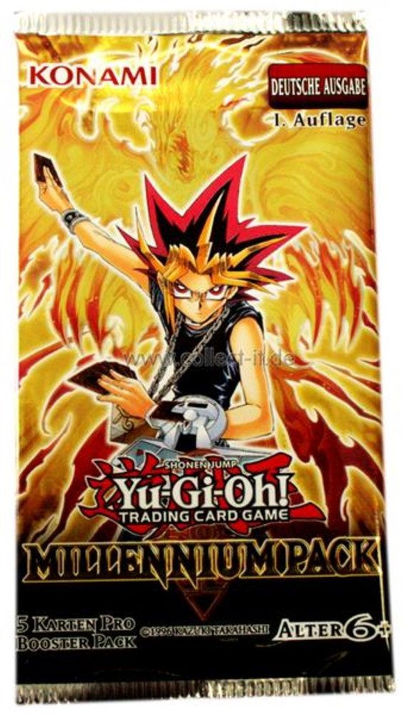 Yu-Gi-Oh Sammelkarte Millennium Pack - 1 Booster - Deutsch - 1. Auflage