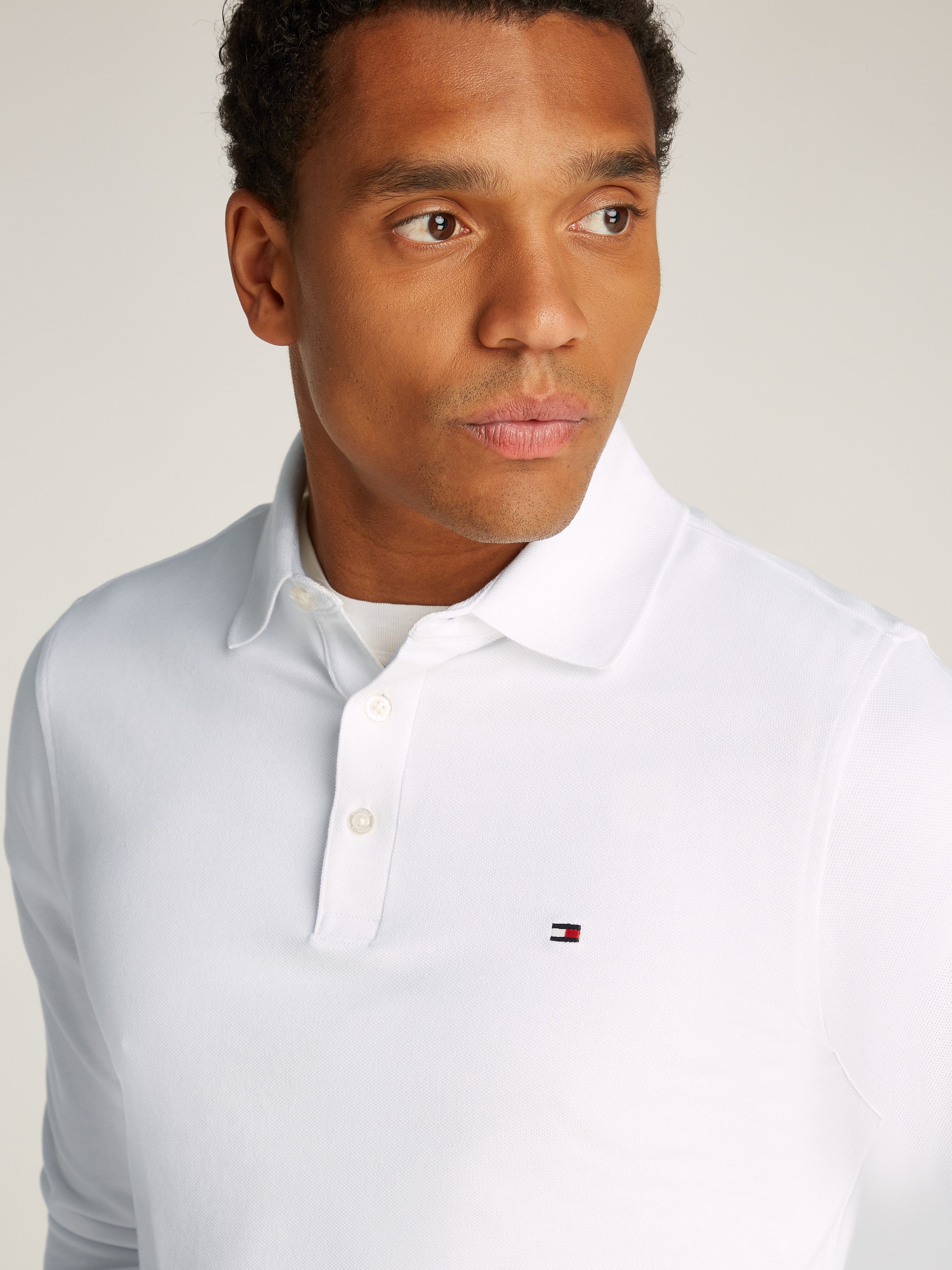 Tommy Hilfiger Langarm-Poloshirt 1985 SLIM LS POLO