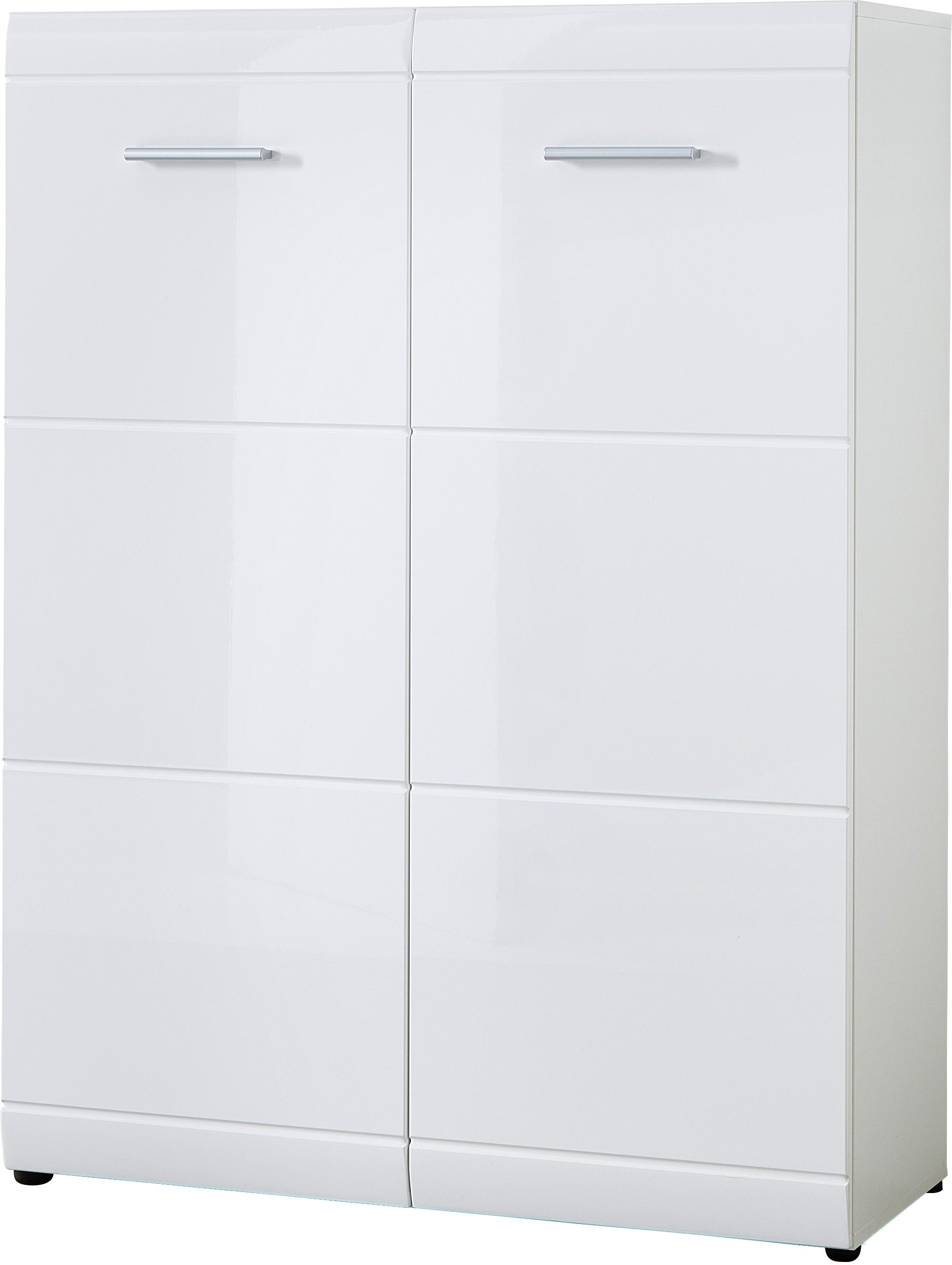 GERMANIA Schuhschrank Adana verstellb. Böden, Hochgl.-Fronten, B: 90 oder 134 cm, Made in Germany