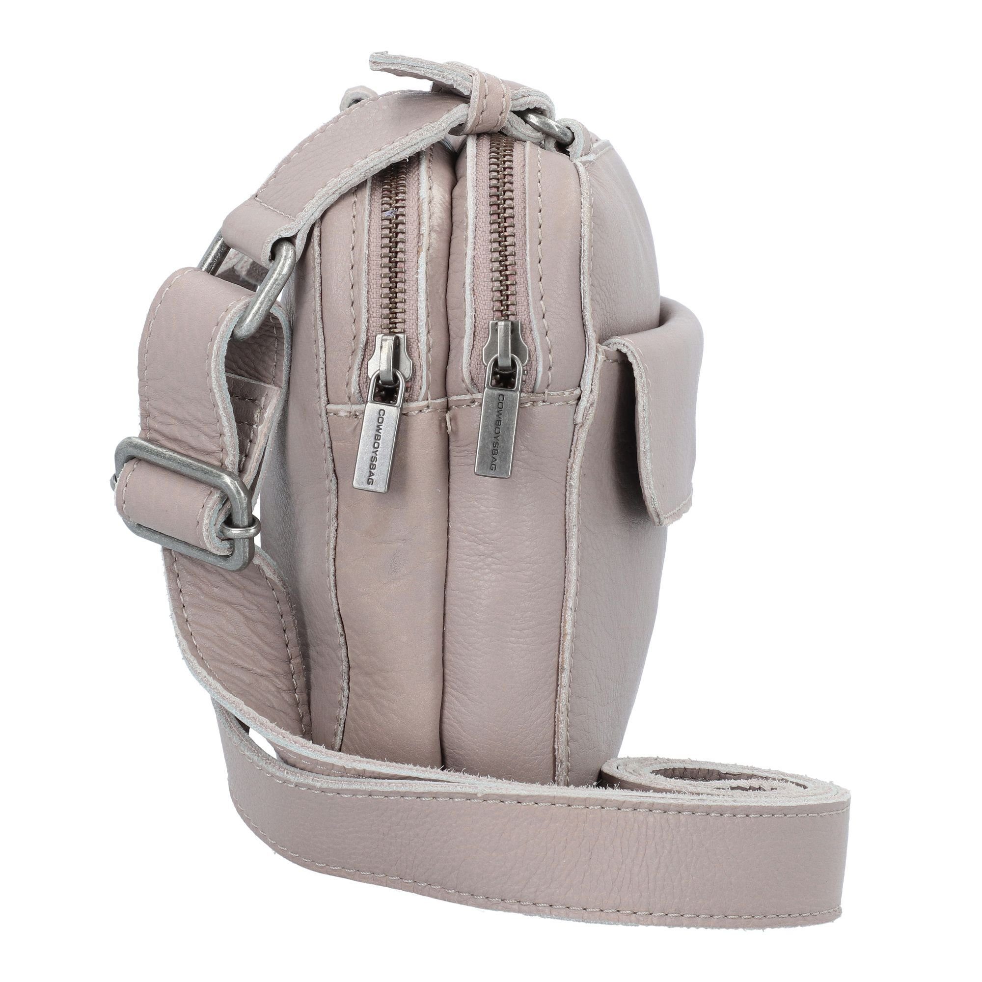 Umhängetasche Anmore, beige Cowboysbag Leder