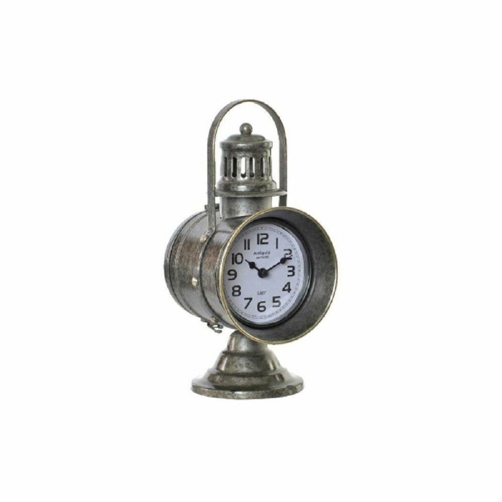 DOTMALL Uhr cm Decor Home 28.5 x Eisengrau x Kristalluhr 18 13.3