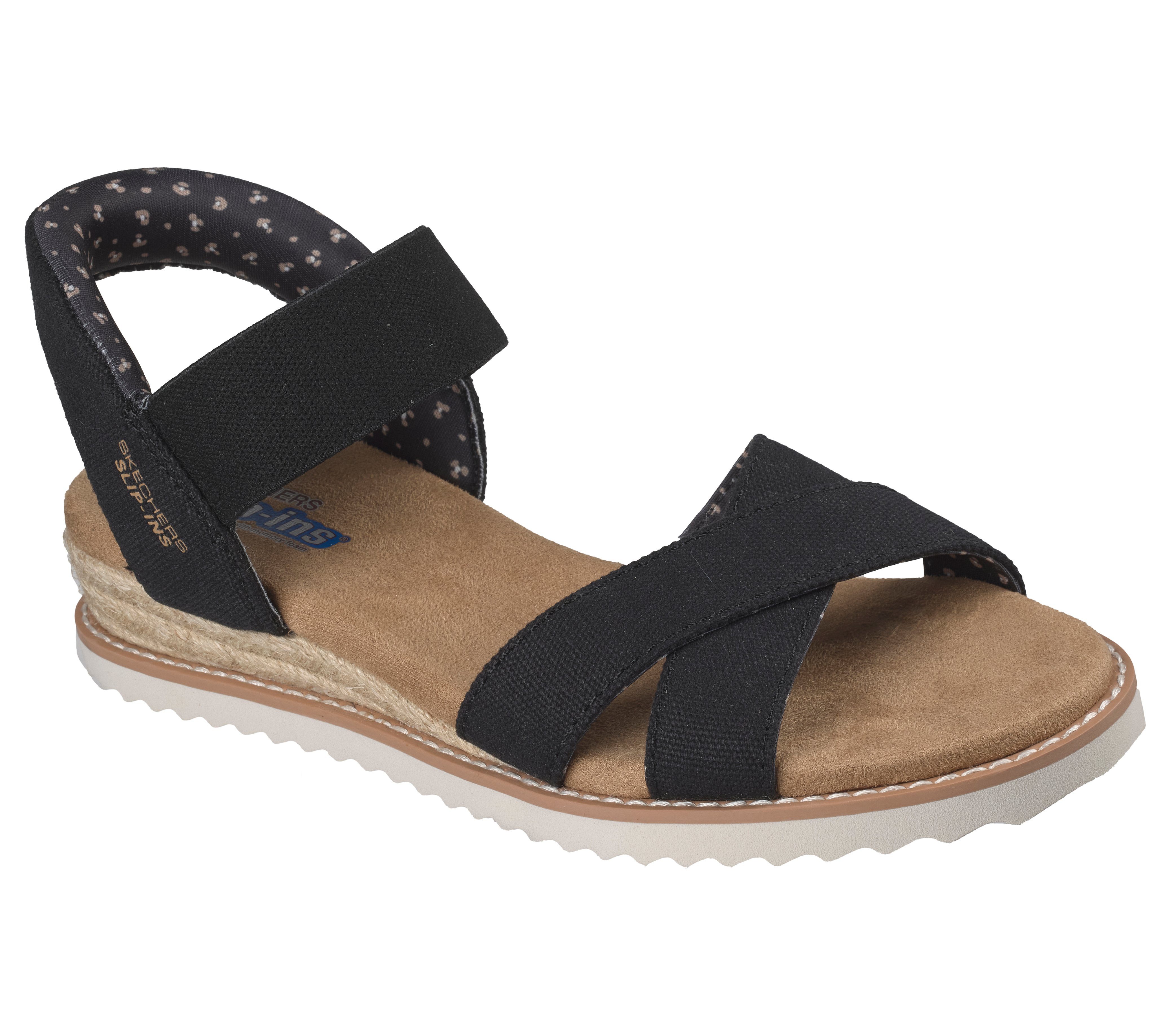 Skechers DESERT KISS-GOLDEN LILY Sandale Sommerschuh, Urlaubsschuh, Sandale günstig online kaufen