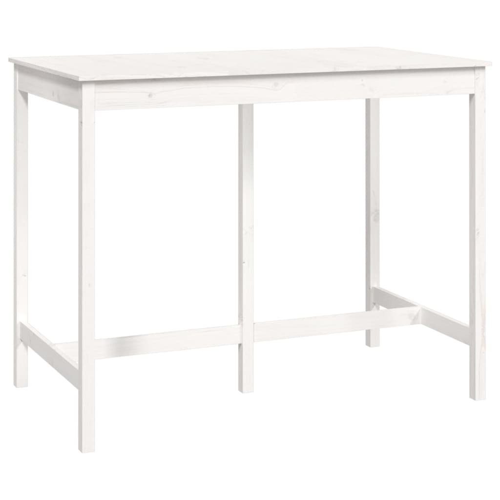 vidaXL Esstisch Bartisch Weiß 140x80x110 cm günstig online kaufen