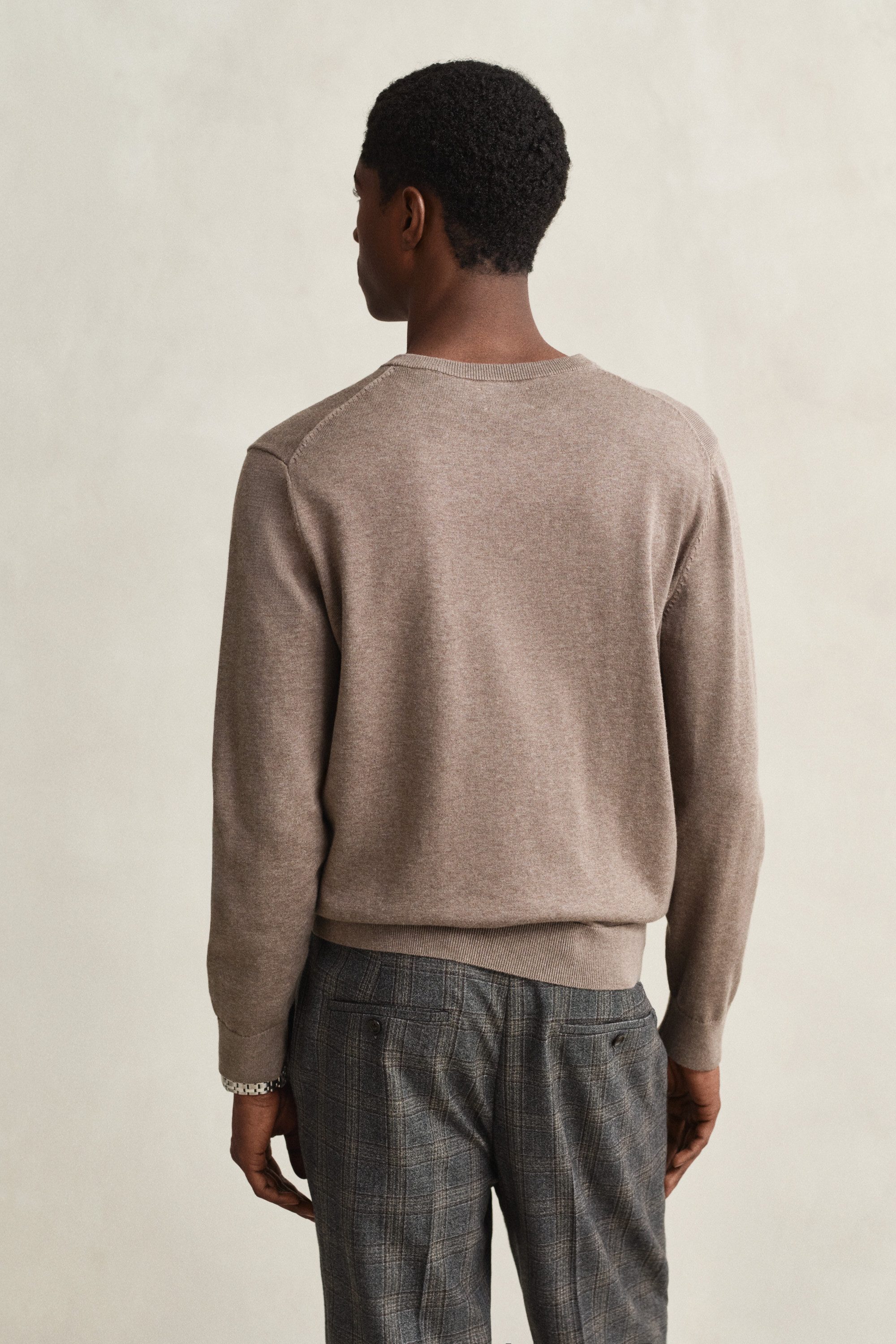 Gant V-Ausschnitt-Pullover CLASSIC COTTON V-NECK Regular fit mit V-Ausschnitt