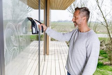Bosch Home & Garden Akku-Fenstersauger GlassVac Solo Plus, inkl. Saugkopf, Spray-Applikationsflasche, Micro-USB-Kabel