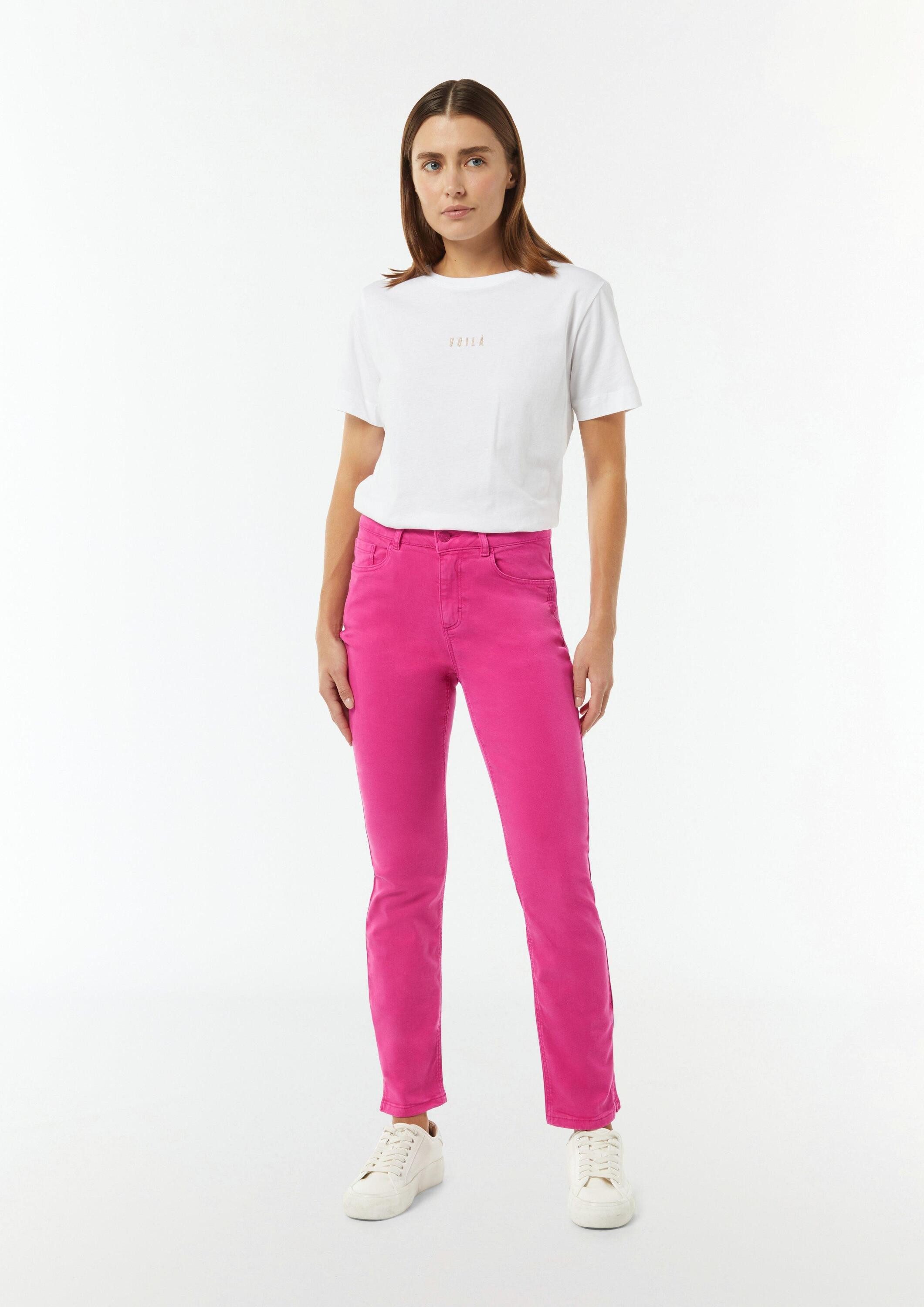 comma Skinny-fit-Jeans Hose Skinny Jeans mit geschlitztem Saum günstig online kaufen