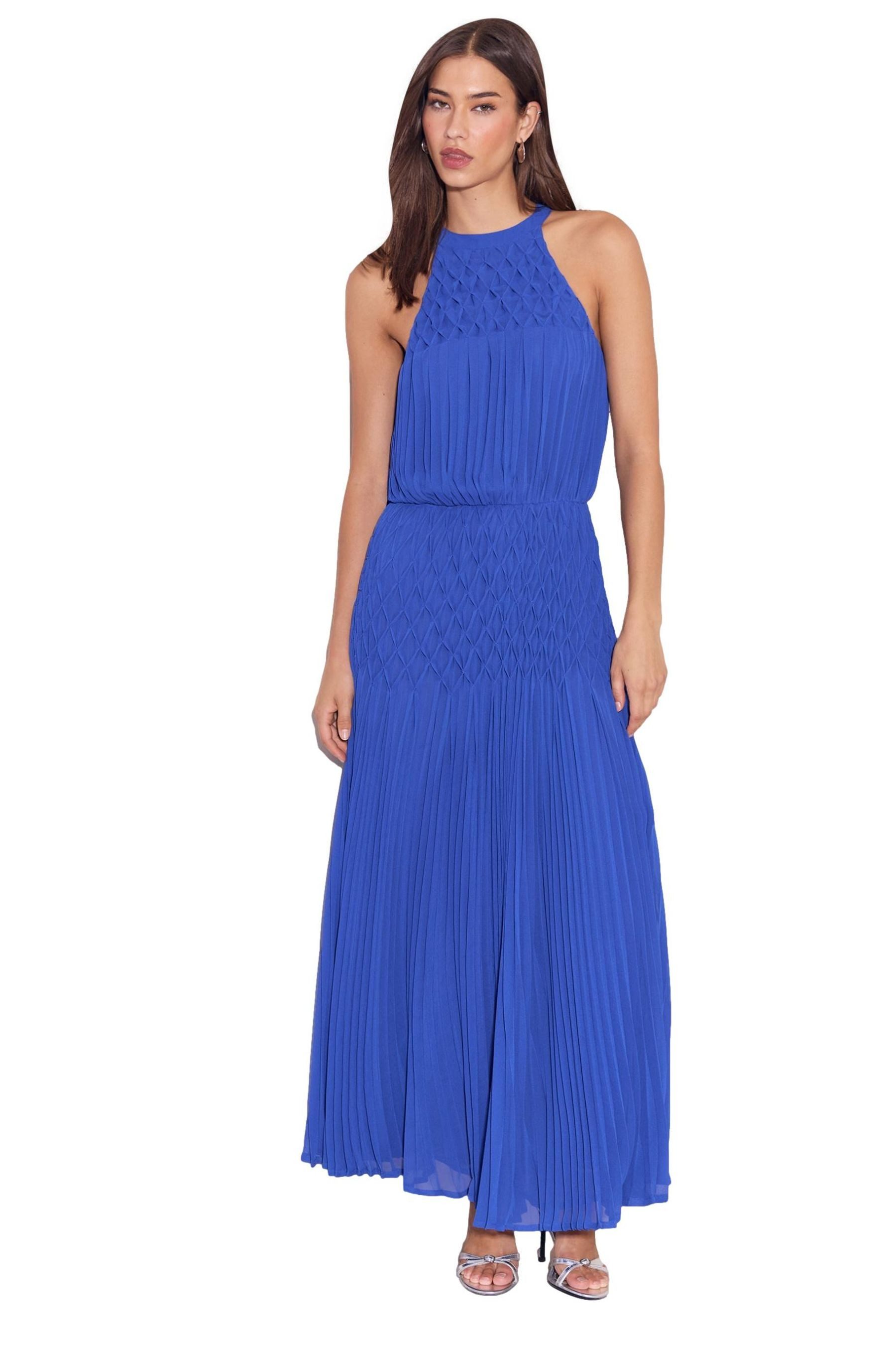LIPSY Maxikleid Strukturiertes Maxikleid in A-Linie, Kurzgröße (1-tlg)