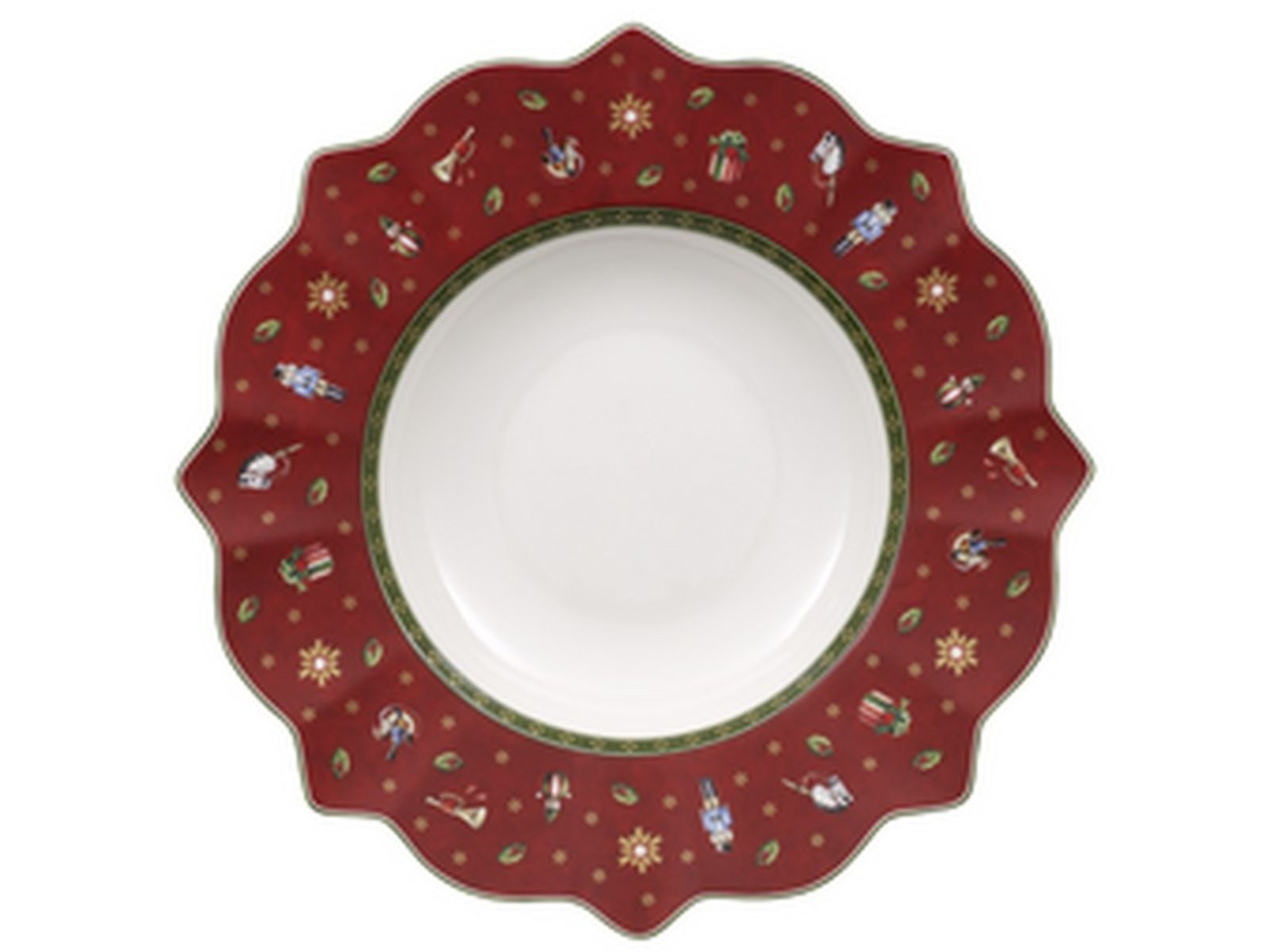 Villeroy & Boch Suppenteller Toy's Delight Suppenteller rot 26 cm