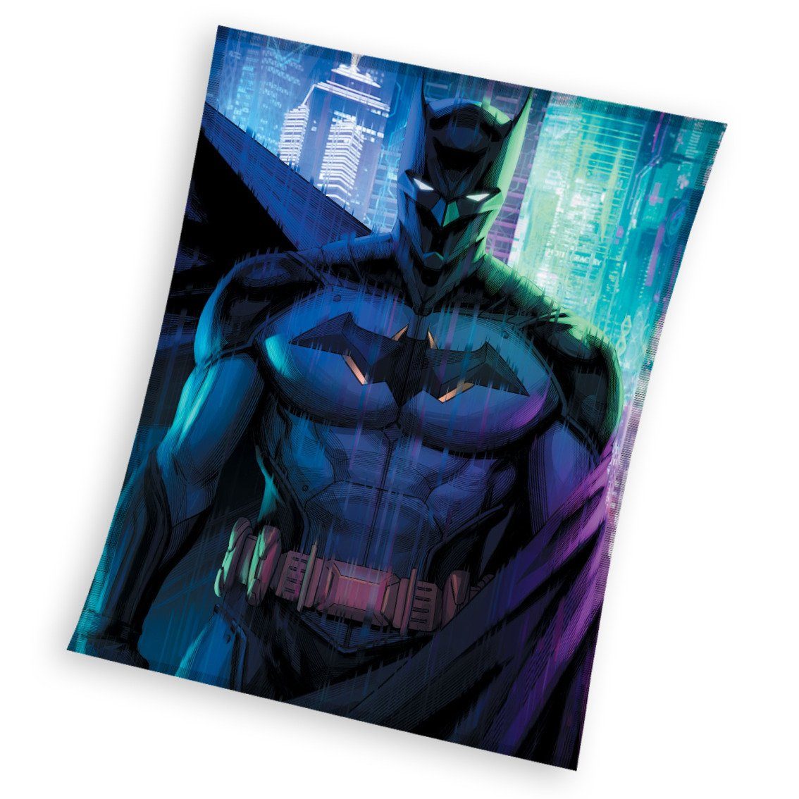 Wohndecke Batman Coral Fleecedecke Kuscheldecke 130 x 170 cm, DC Comics