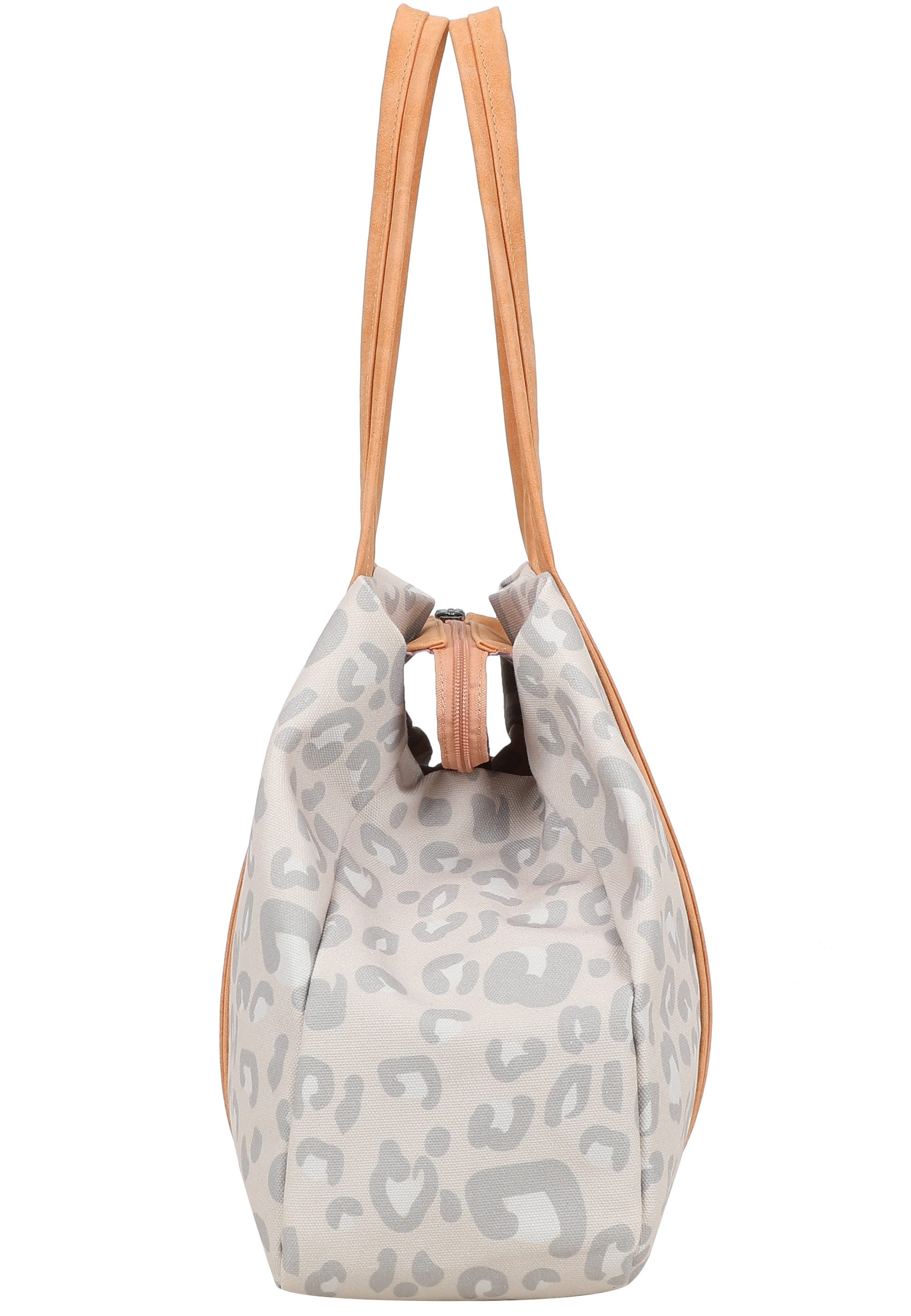 Fritzi aus Preußen Henkeltasche Simply Shopper Leo, mit tollem Leo-Print
