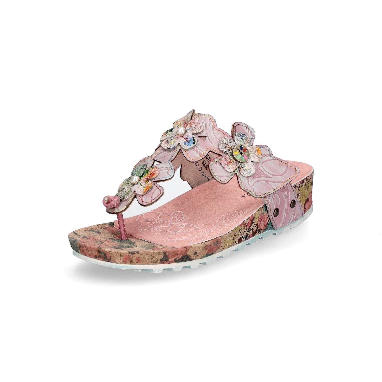 LAURA VITA Laura Vita Damen Pantolette rosa Pantolette günstig online kaufen