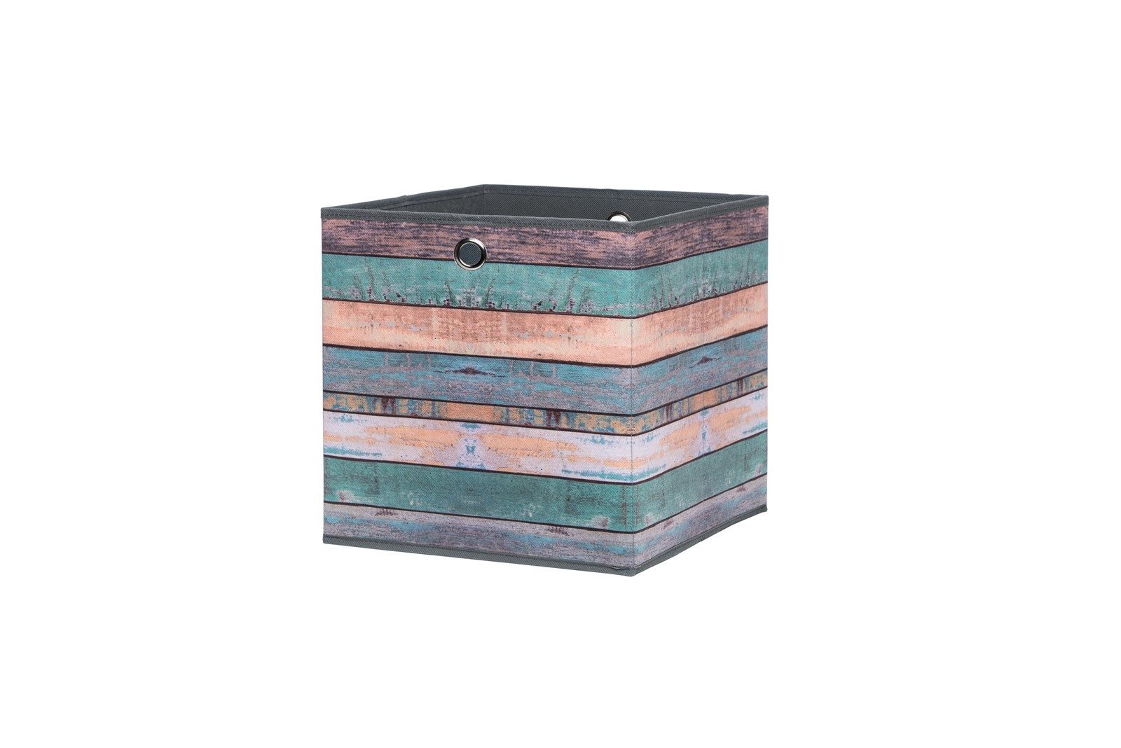 Fun Möbel Faltbox Box City WOOD 1 32 x 32 cm (1 Stück), Made in Europa