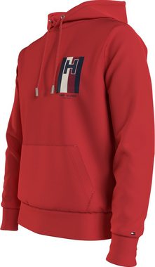 Tommy Hilfiger Hoodie H EMBLEM HOODIE mit kontrastfarbenen Print auf der Brust