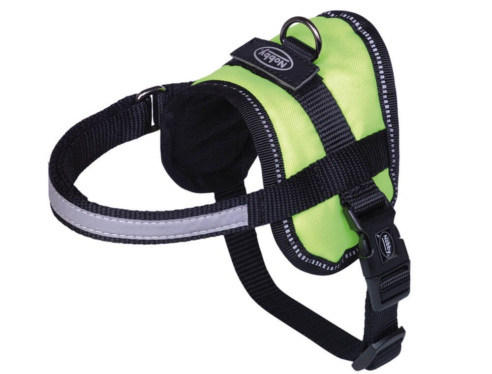 Nobby Hunde-Geschirr Nobby Geschirr "Seguro" Mini neon gelb Bauch: 31-40cm von Nobby
